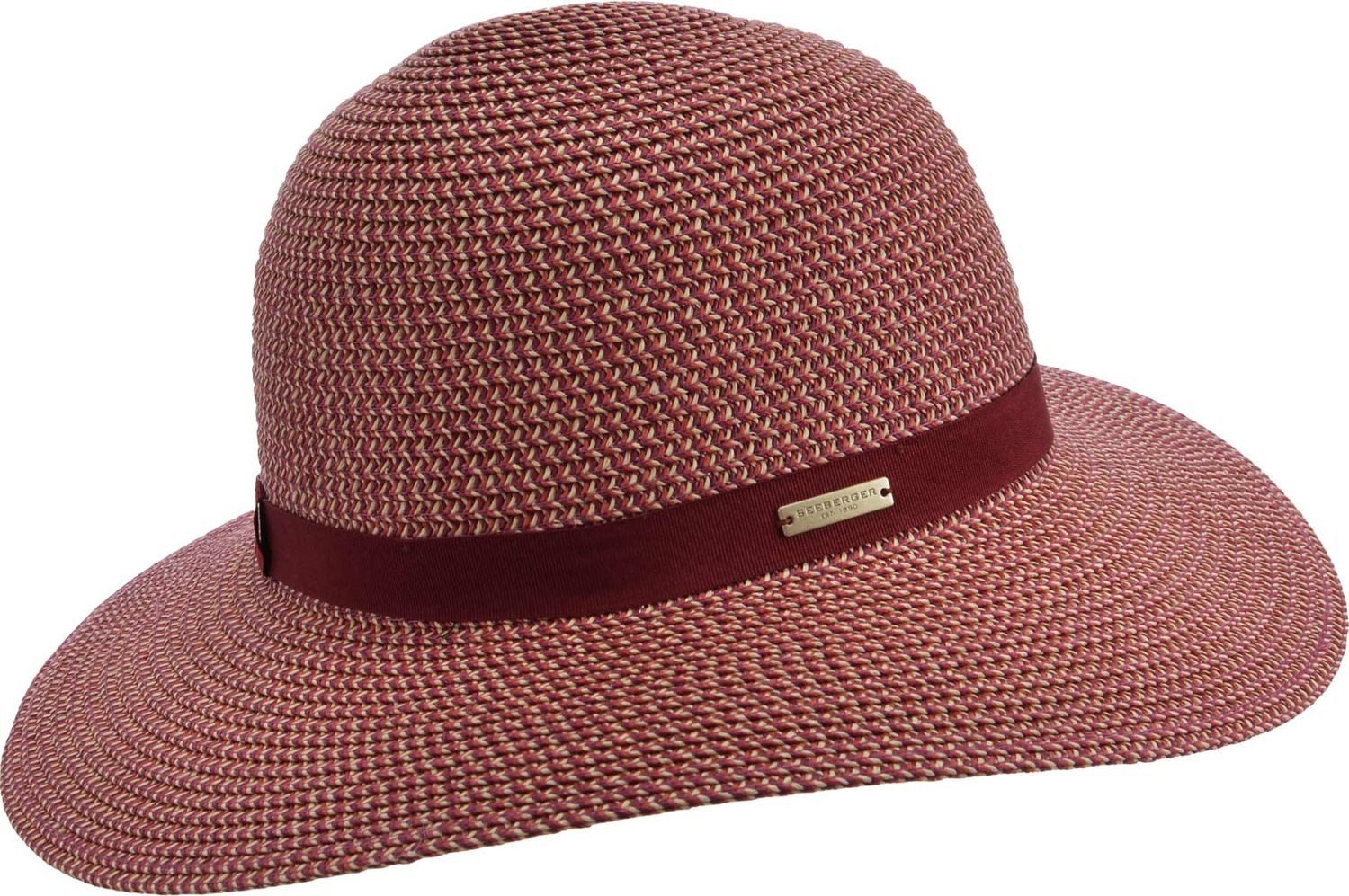 Seeberger Strohhut knautschbarer Borten-Sommerhut Flapper mit günstig online kaufen