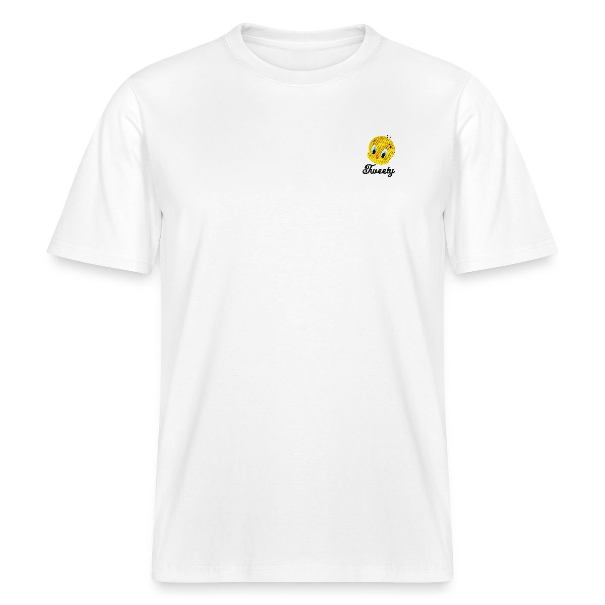 T-Shirt Looney Tunes Tweety Porträt Stick Relaxed Fit Unisex T-Shirt