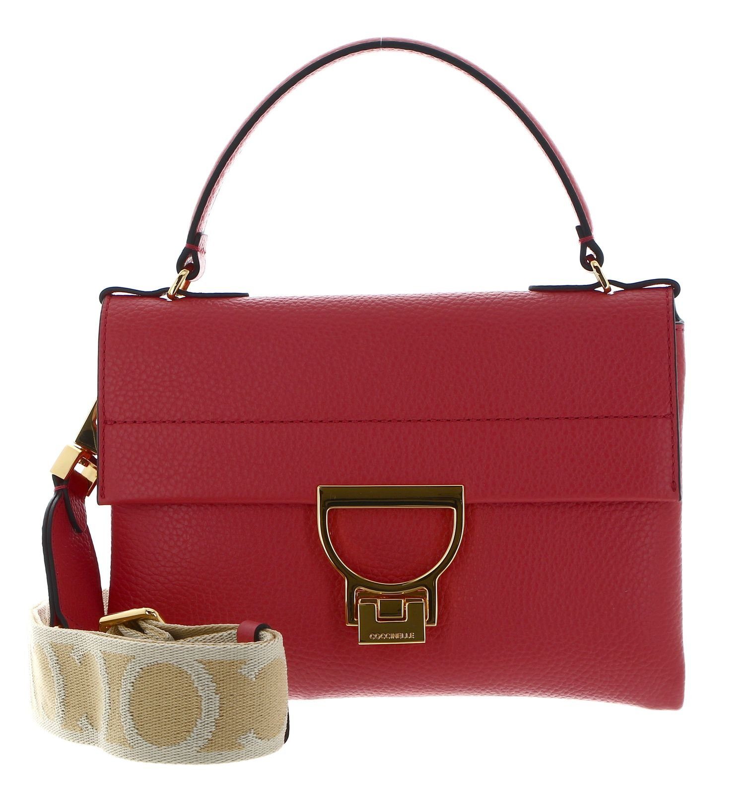 COCCINELLE Handtasche Arlettis Signature Cranberry