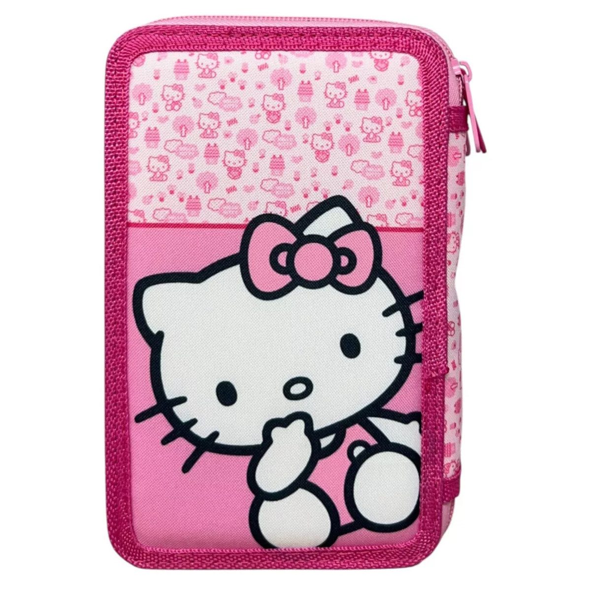 Hello Kitty Federmäppchen Hello Kitty Federmäppchen 3-stöckig gefüllt Pink