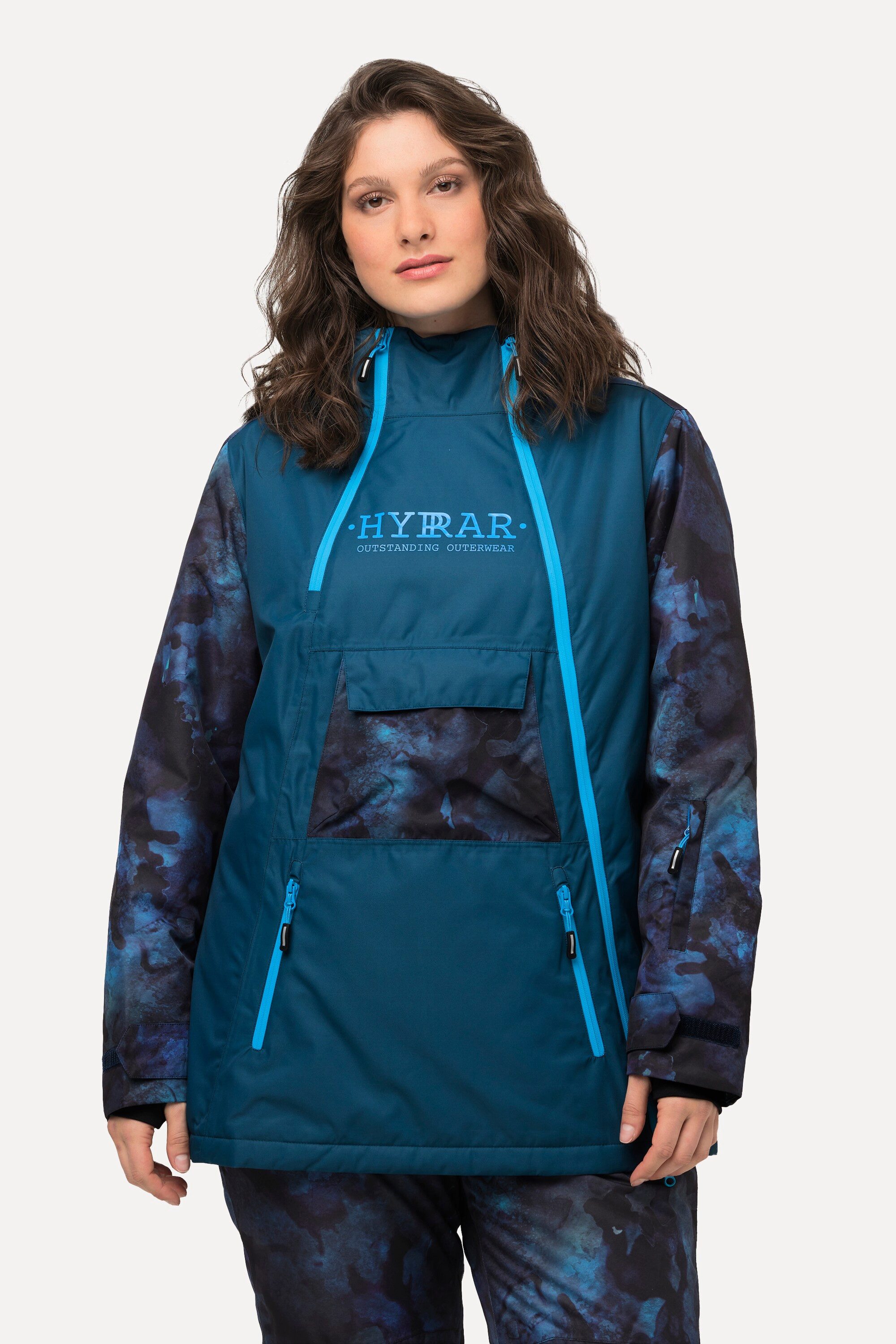 Ulla Popken Funktionsjacke Performance-Jacke wasserdicht Daumenloch
