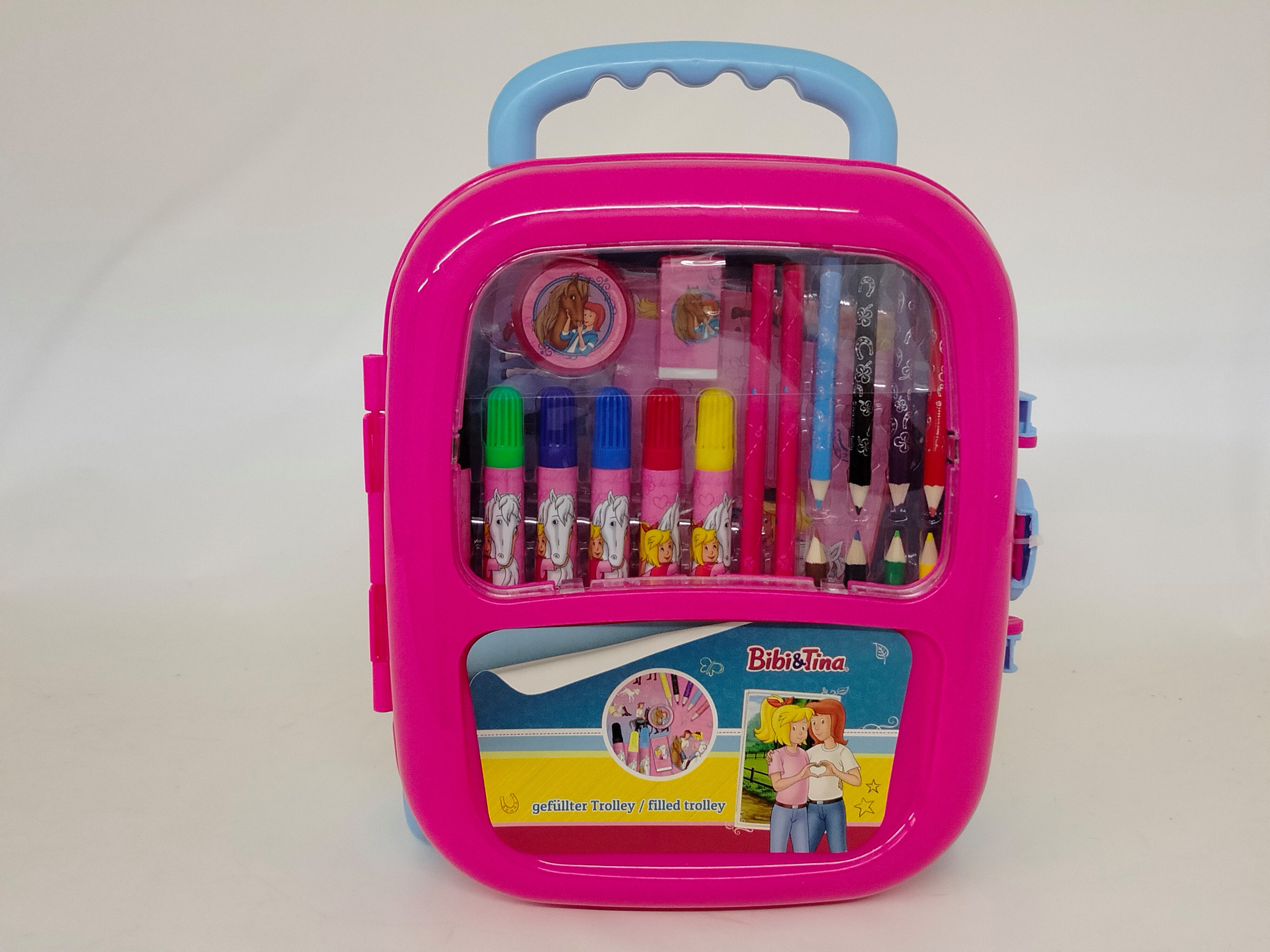 UNDERCOVER Kinderkoffer Bibi&Tina gefüllter Trolley