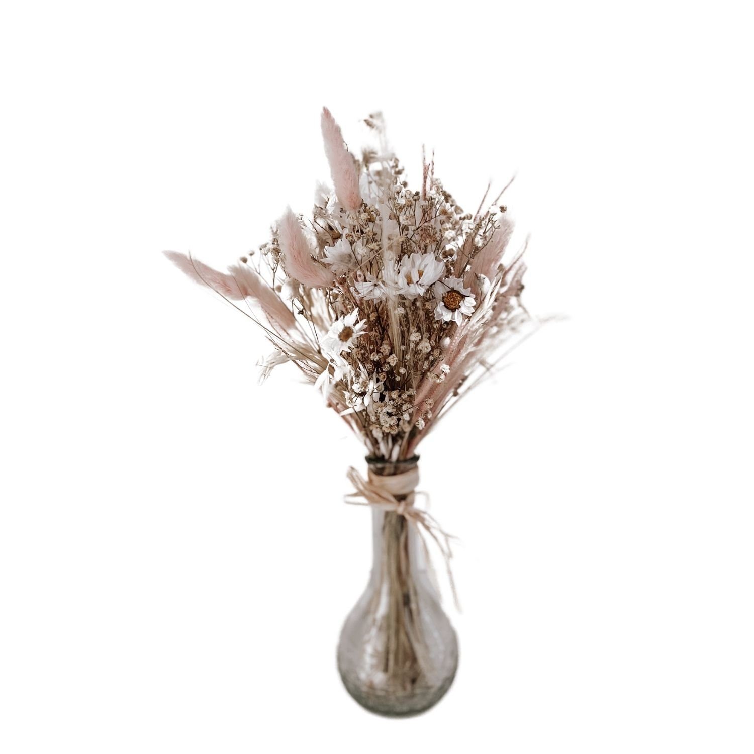 Trockenblume Mini Trockenstrauß "Sweety" inkl. Vase, MARYLEA