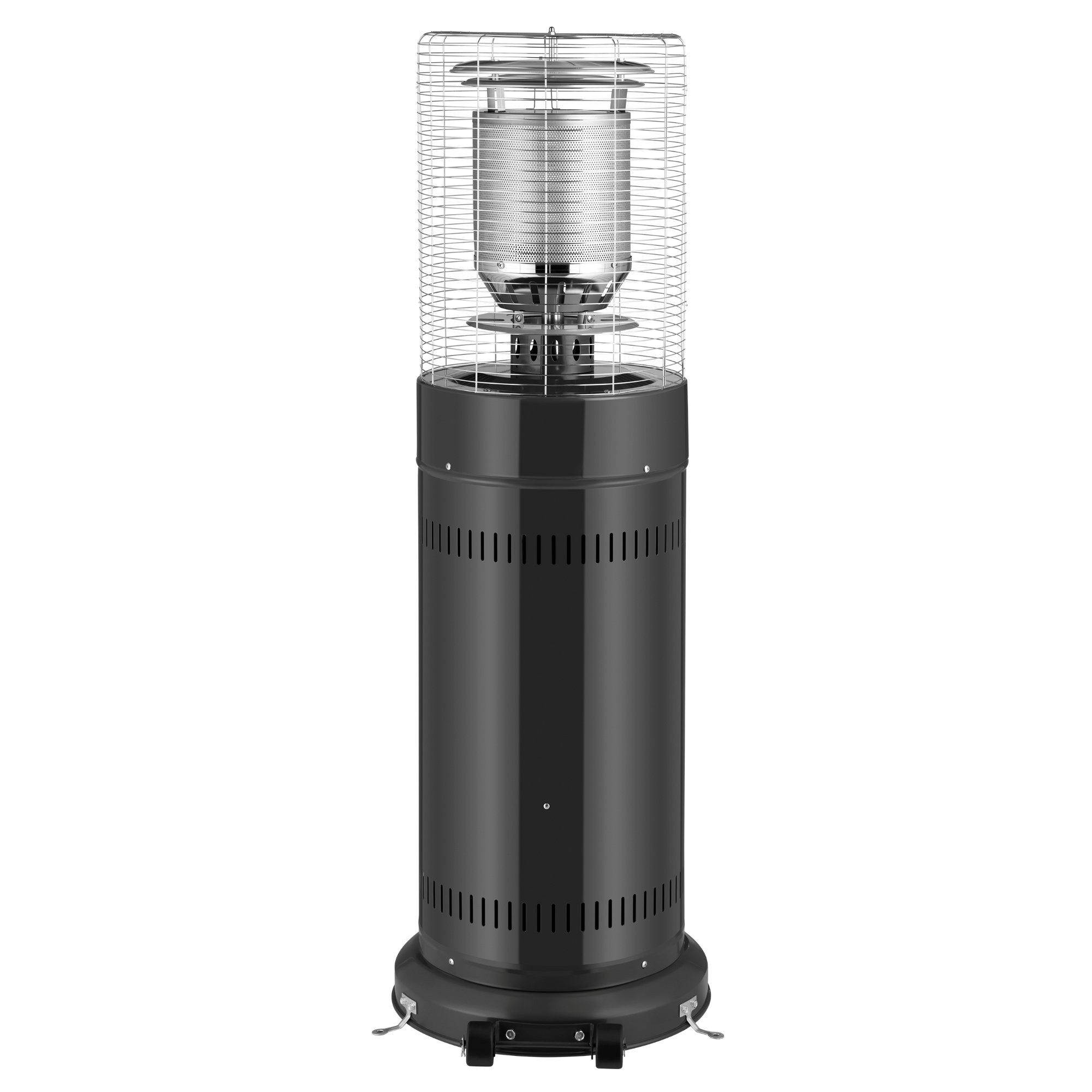 Zelsius Terrassenstrahler Gas Heizstrahler "Zermatt", 11 kW, Dunkelgrau, Ø 46cm x 137 cm, 11000.00 W – Bild 4 von 5