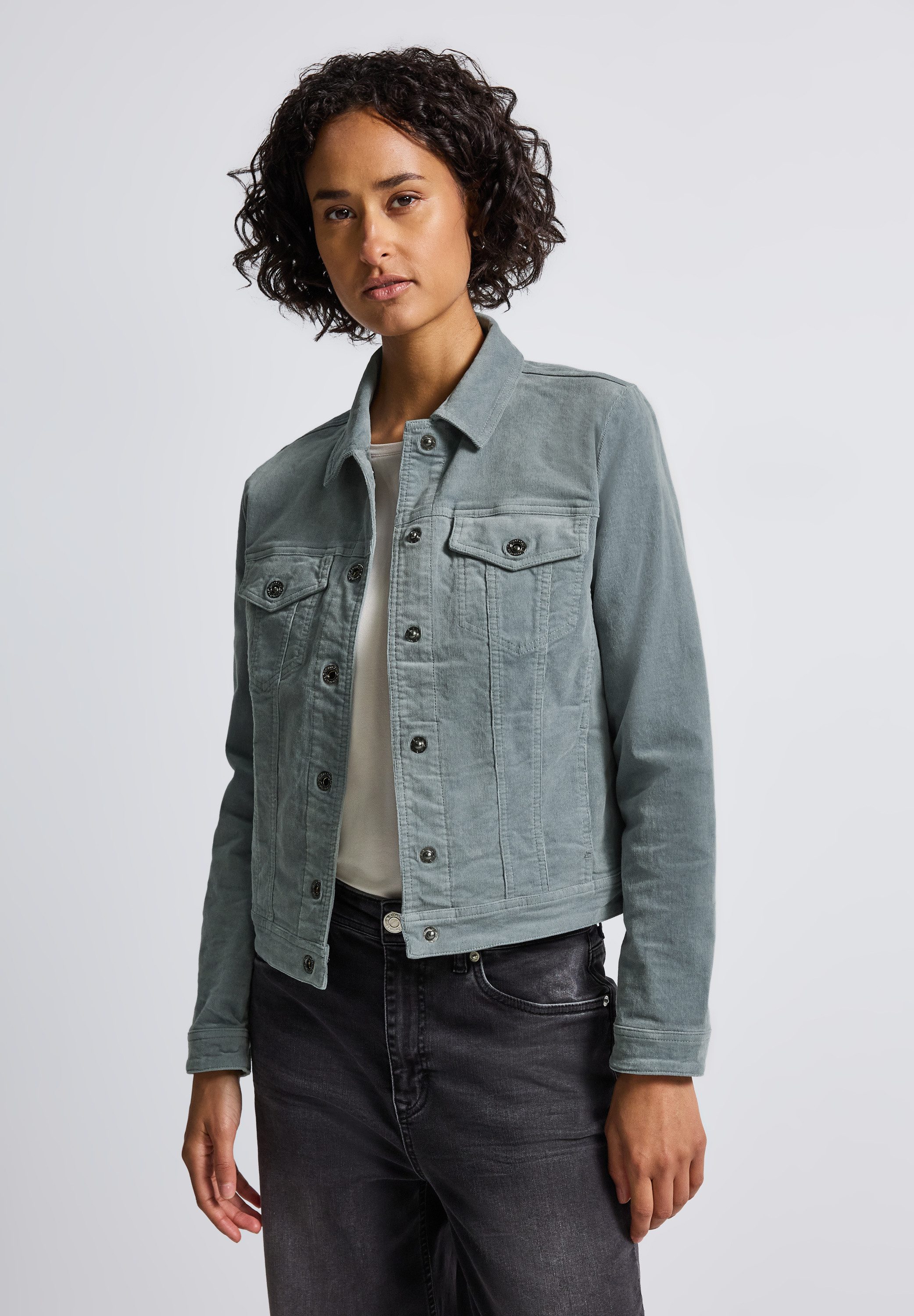 STREET ONE Cordjacke in Cord-Optik