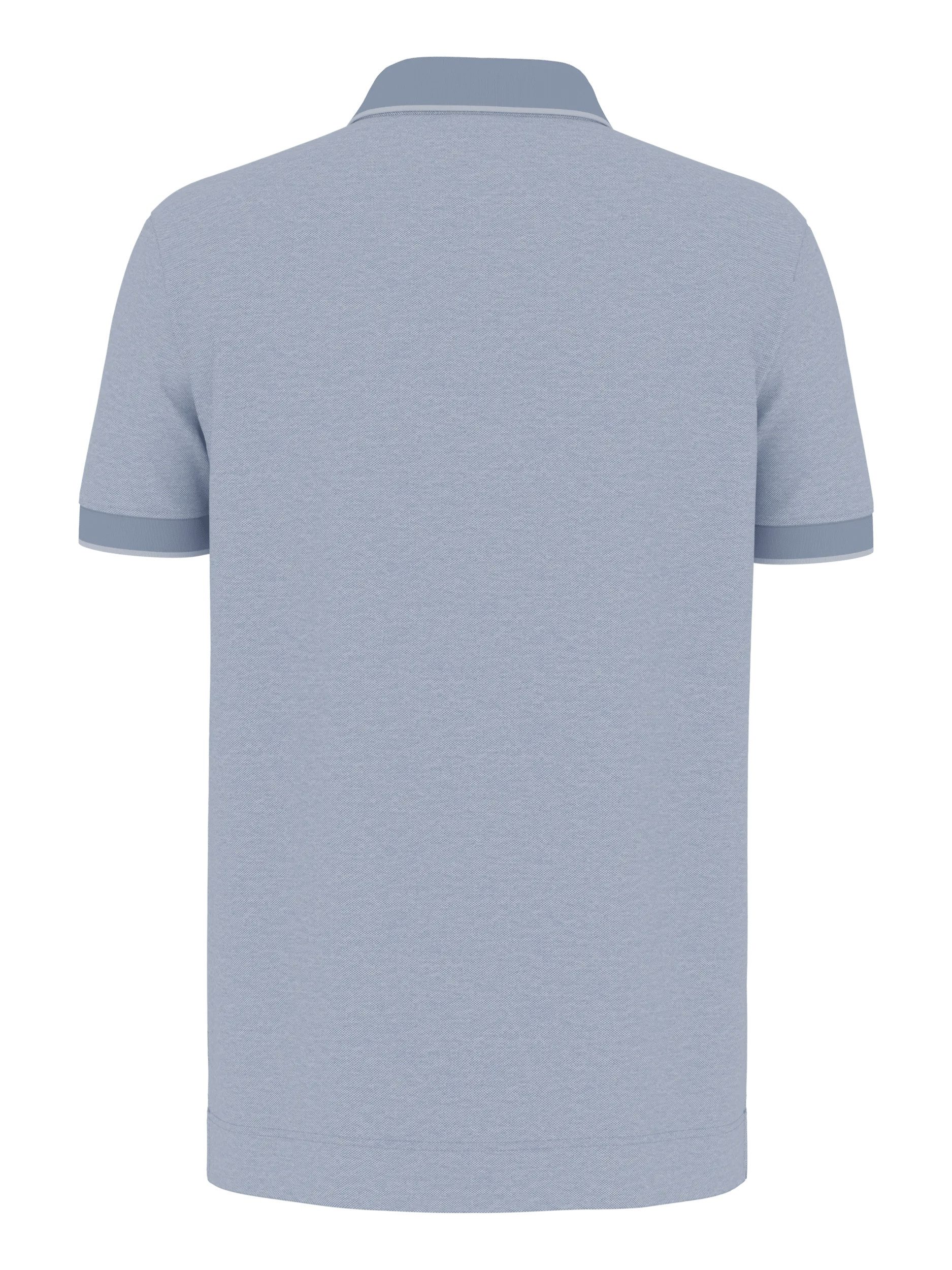 JOOP! Poloshirt Percyco kontrastive Elemente mit feinen Streifen