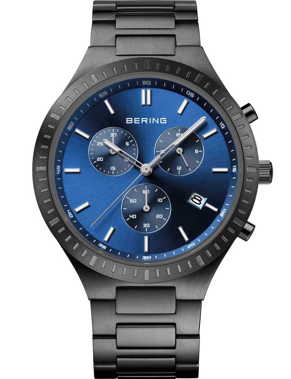 Bering Quarzuhr Bering 11743-727 Classic Titanium Chronograph Herrenuhr 40m günstig online kaufen