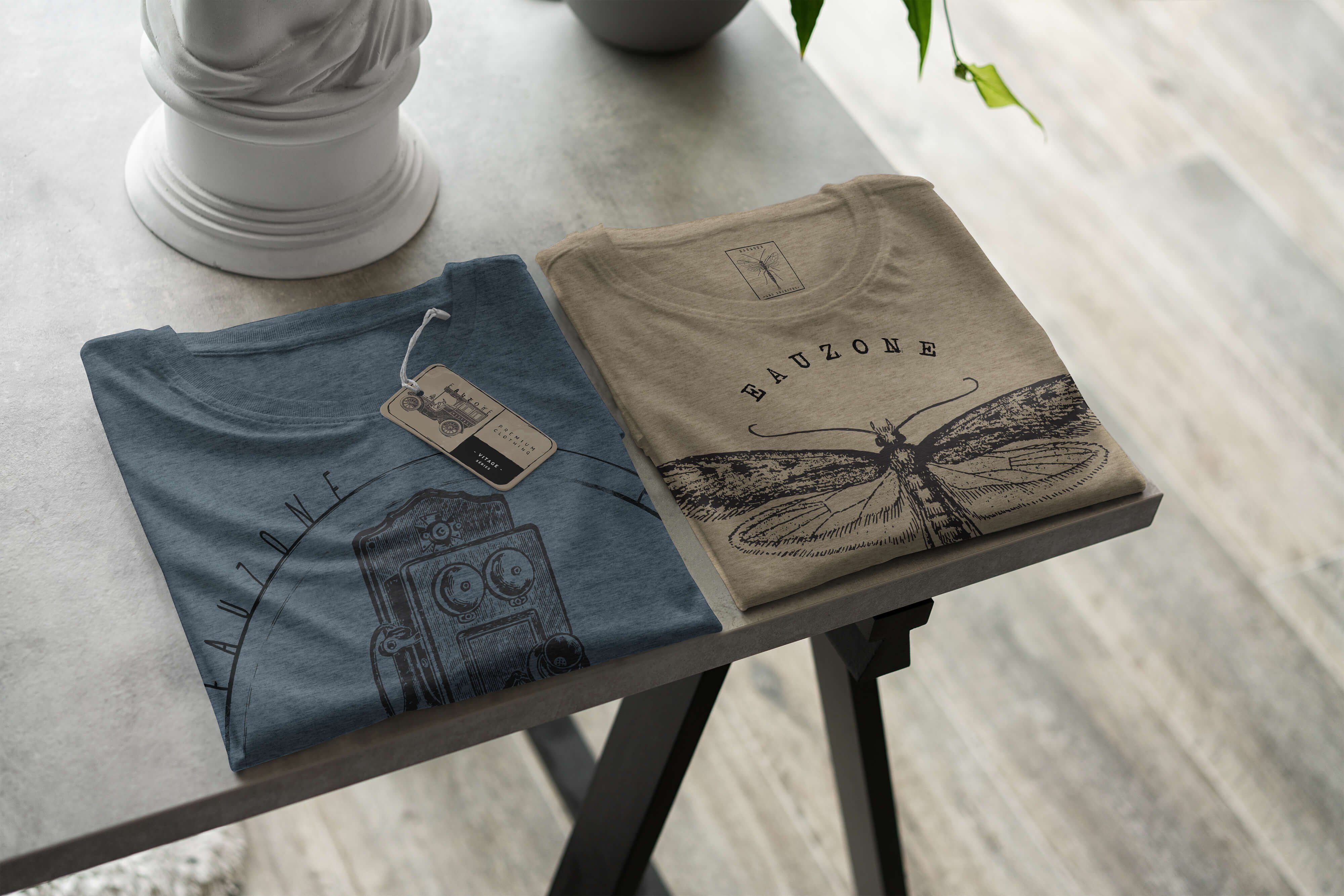 Indigo T-Shirt T-Shirt Sinus Vintage Herren Telefonkasten Art