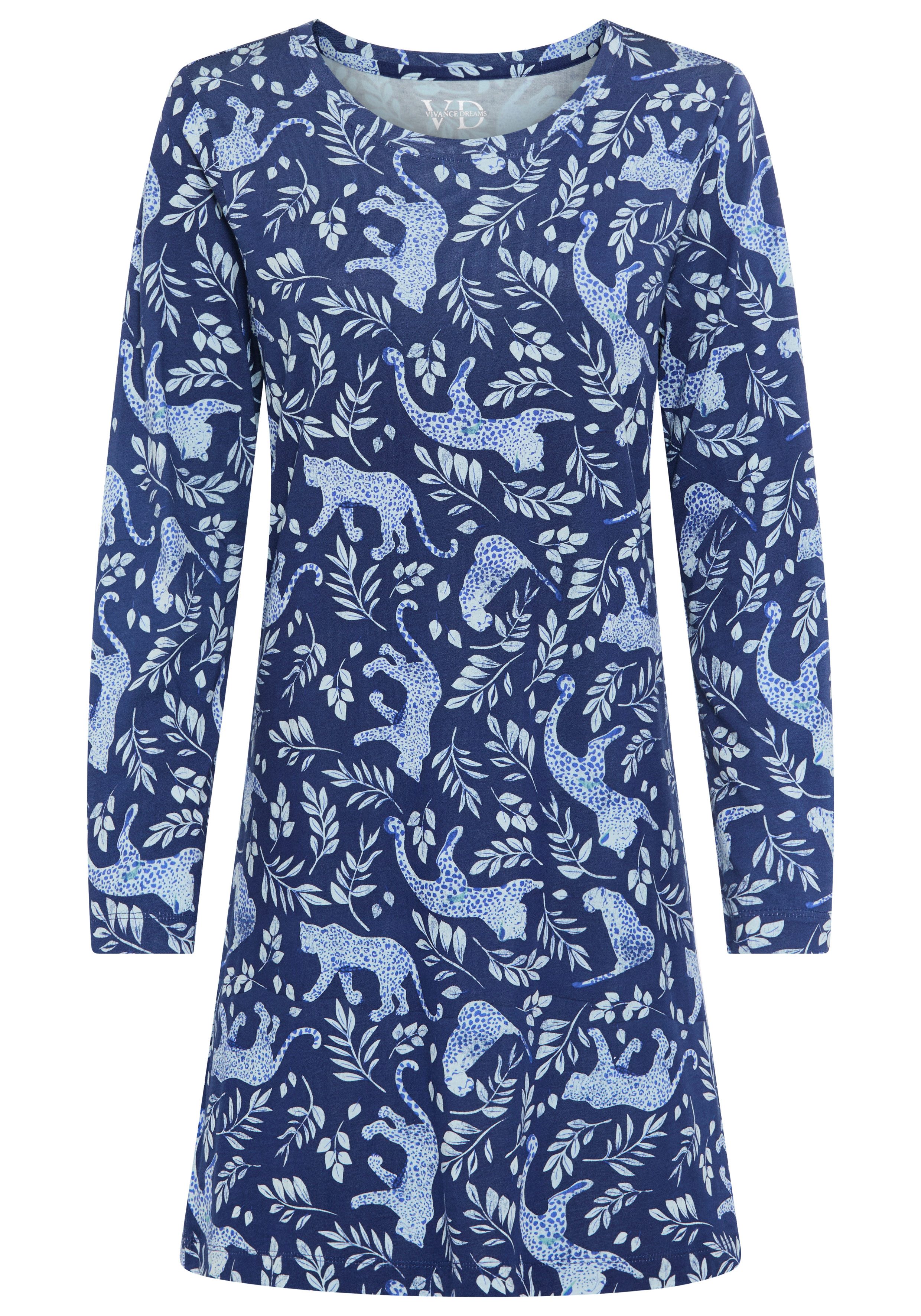 Vivance Dreams by Lascana Nachthemd (1-tlg) mit All-Over Print. € 29,99