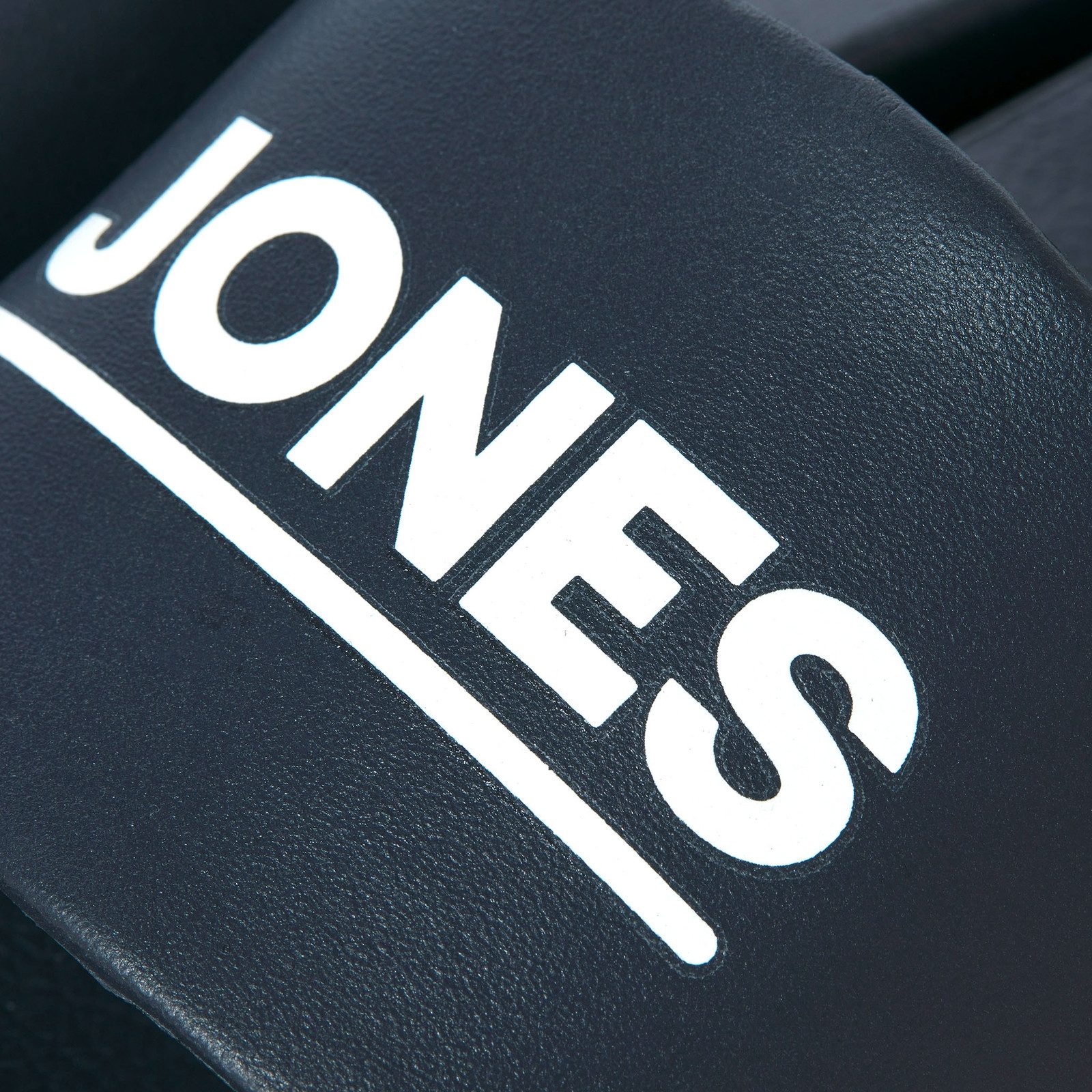 Jack & Jones JFWOLLIE Slider LN Badeschuh mit plakativem Markenschriftzug