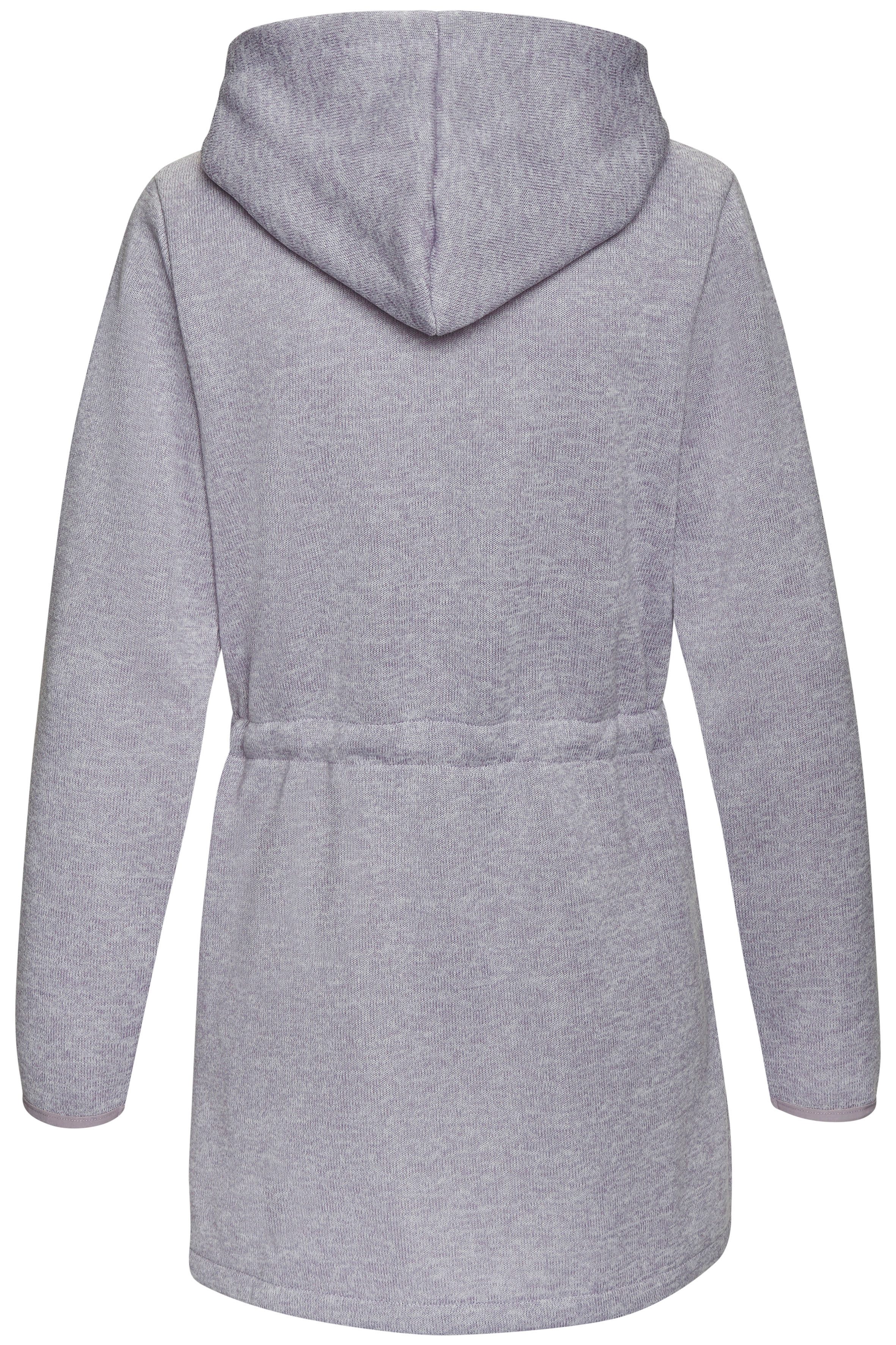 LASCANA Strickfleecejacke mit Kapuze