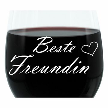 LEONARDO Weinglas Beste Freundin, Glas, lasergraviert