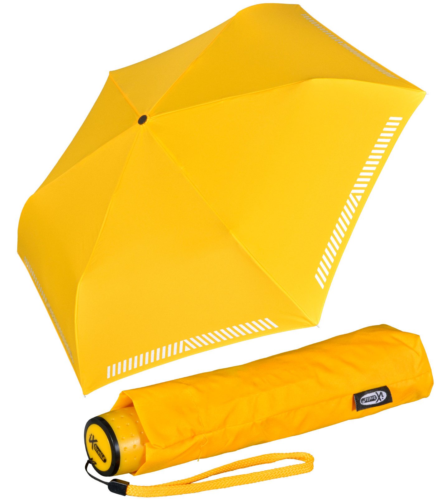 Taschenregenschirm für Kinder Safety Reflex - reflektierende Streifen