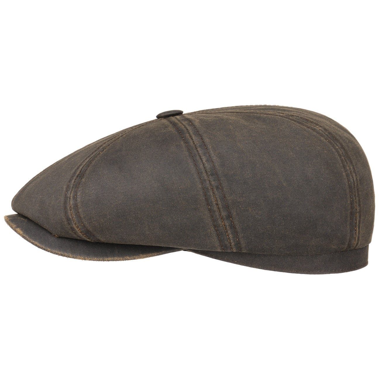 Stetson Ballonmütze mit (1-St) Flat Cap Schirm braun