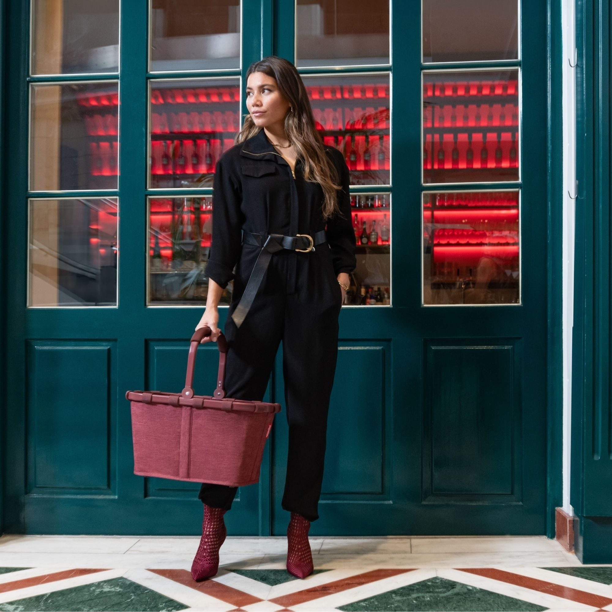 REISENTHEL® Shopper reisenthel carrybag Einkaufskorb twist maroon BK3104 NE günstig online kaufen
