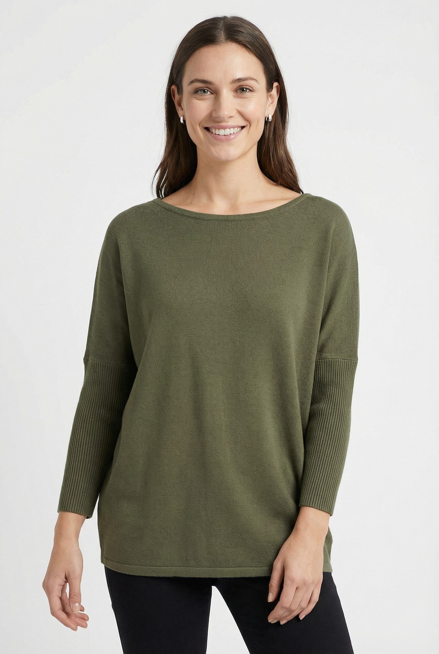 FREEQUENT Strickpullover FQJONE-PU mit 3/4 Armen günstig online kaufen