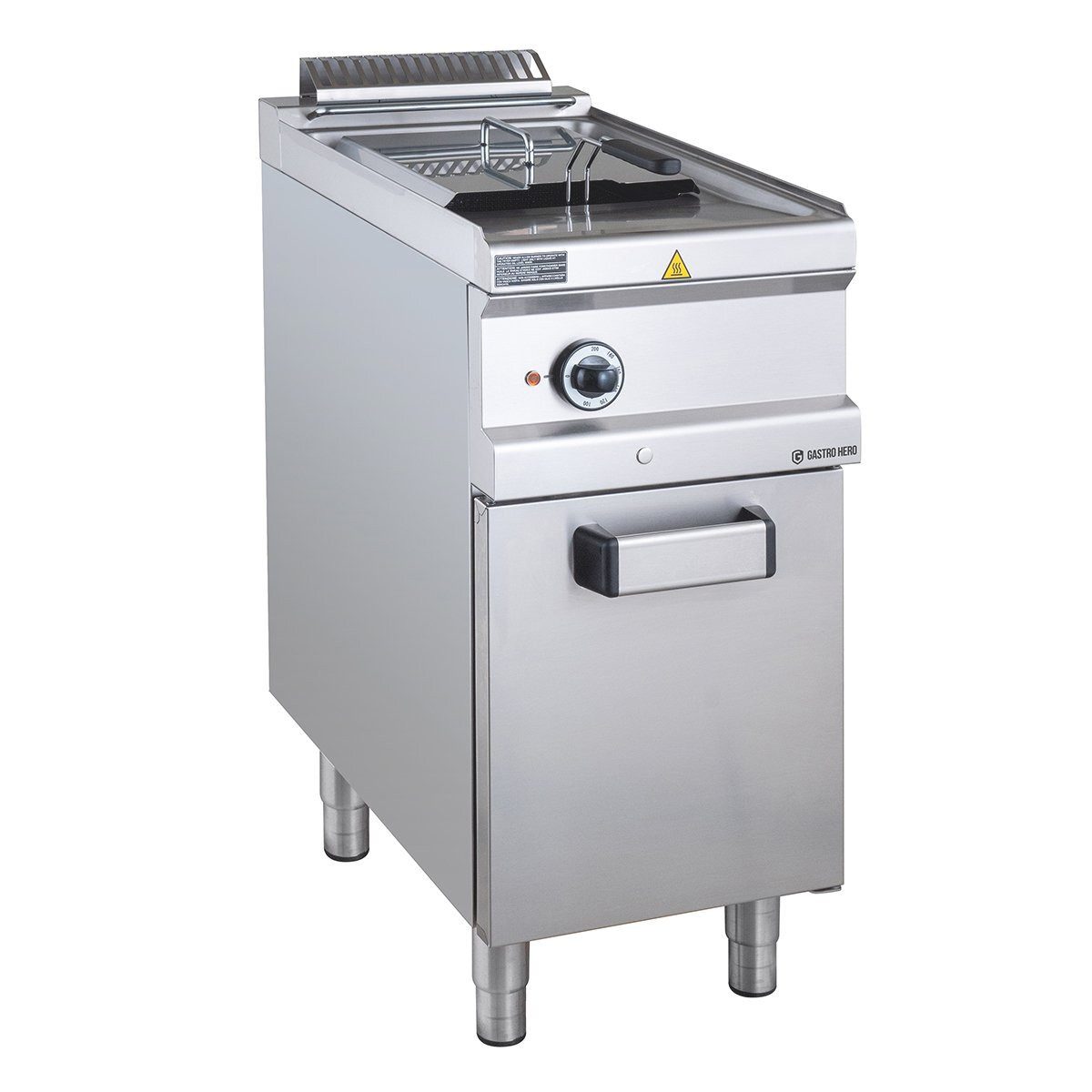 GastroHero Fritteuse Elektro Fritteuse 13 Liter 9 kW Edelstahl Gastro Standgerät