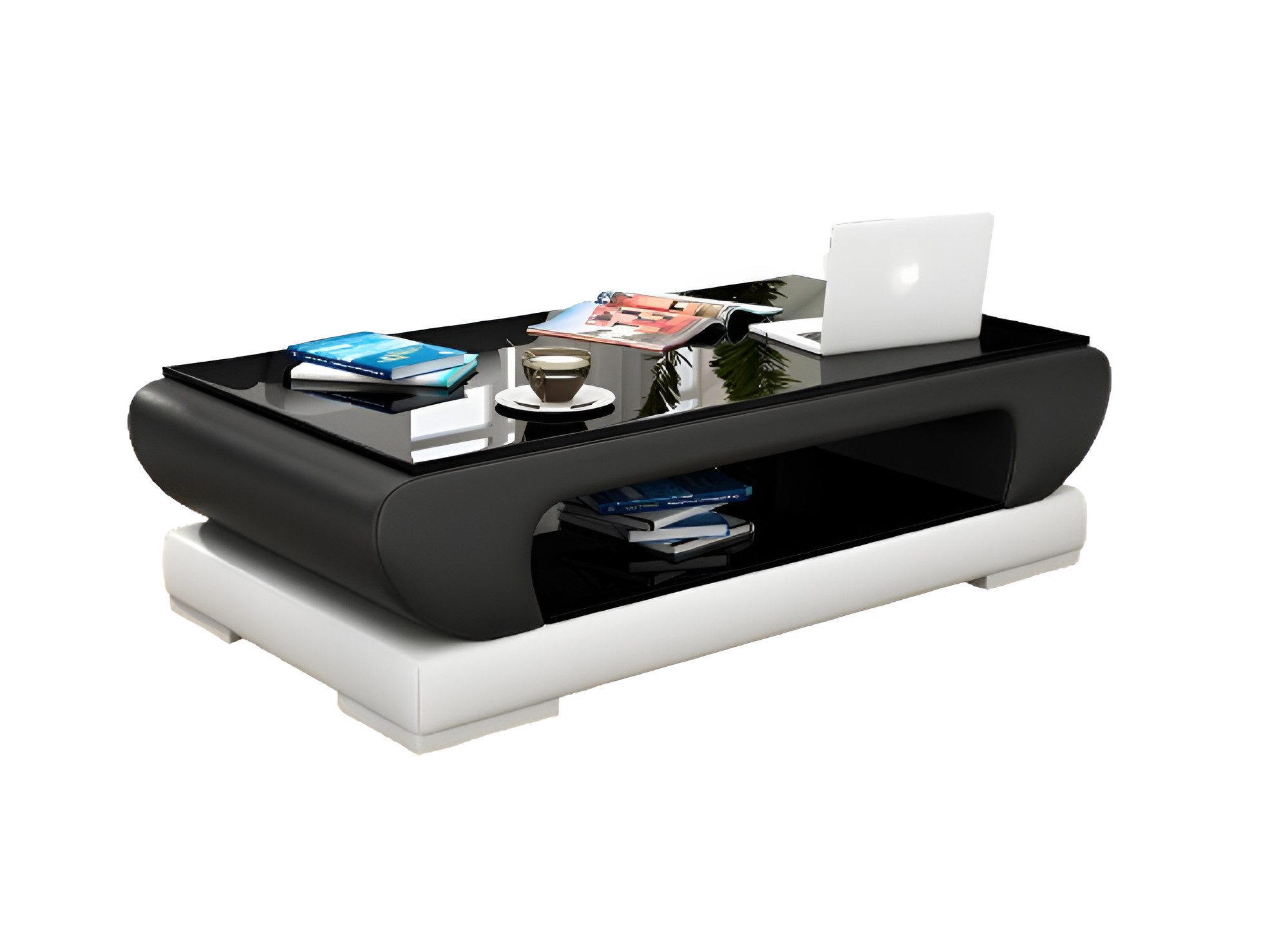 Xlmoebel Couchtisch Beistelltisch CT9002 aus Glas mit modernem Design (1-St., Couchtisch CT9002), Hergestellt in Europa