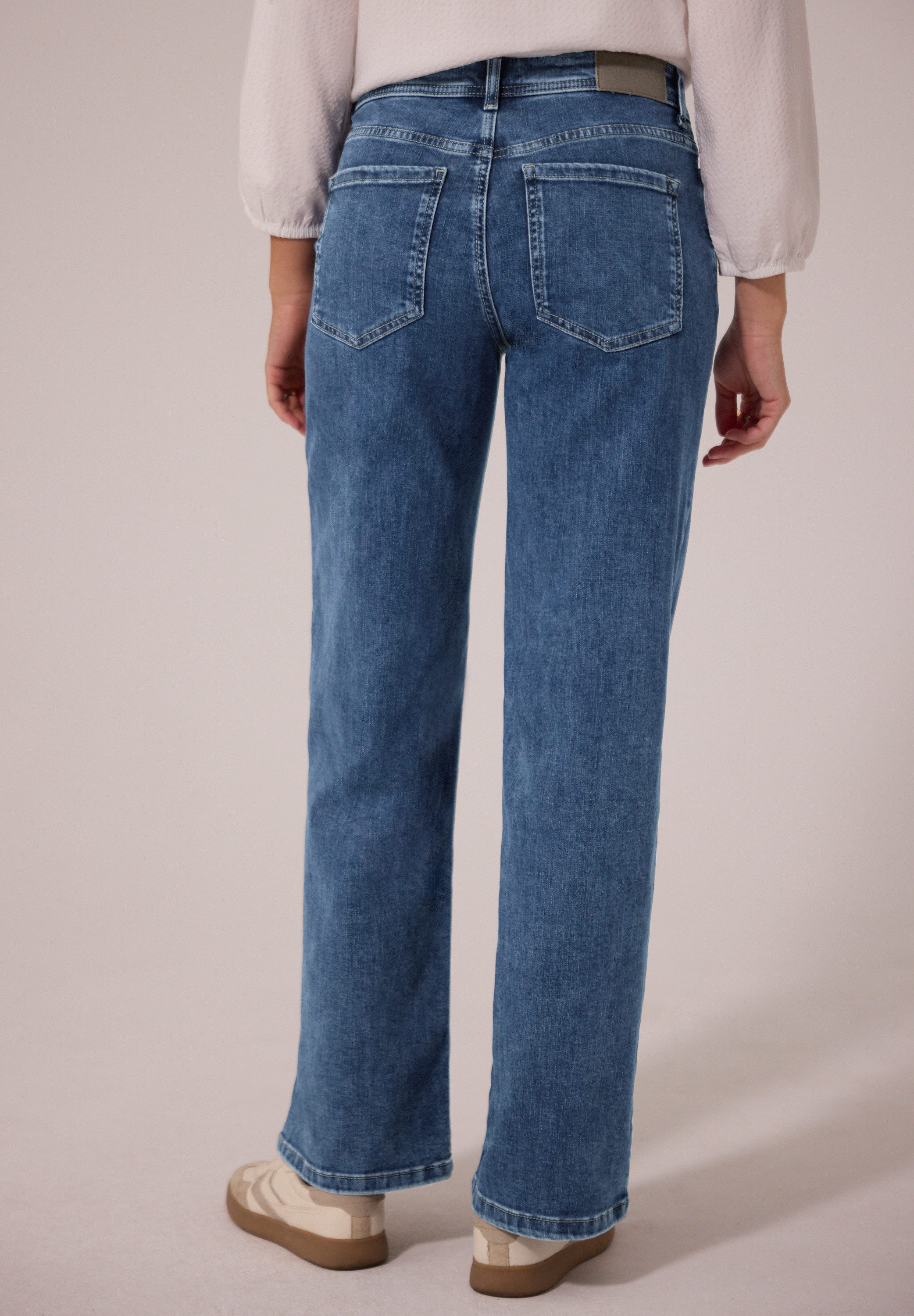 STREET ONE STUDIO Loose-fit-Jeans 5-Pocket-Style