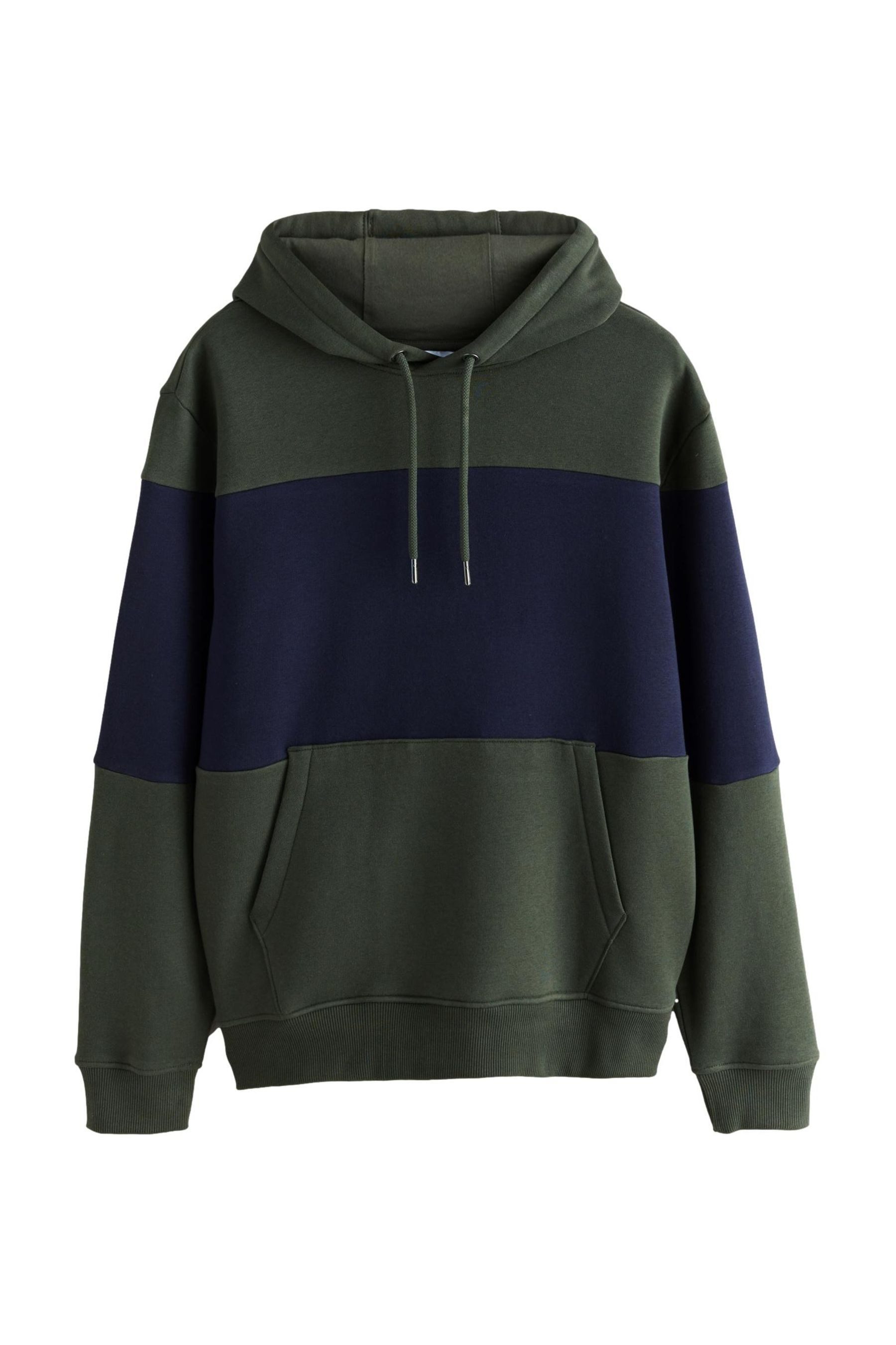 Kapuzensweatshirt Sweatshirt-Hoodie mit Farbblockdesign