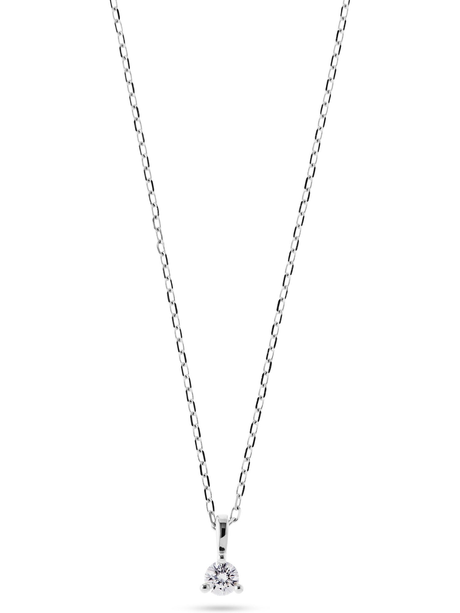 CHRIST Collier CHRIST Damen-Kette 585er Weißgold 1 Diamant günstig online kaufen