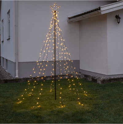 EGLO LED Baum Stahl, schwarz, rund, 4,9W, warmweiß, 412lm, ø1000mm, wassergeschützt, warmweiß