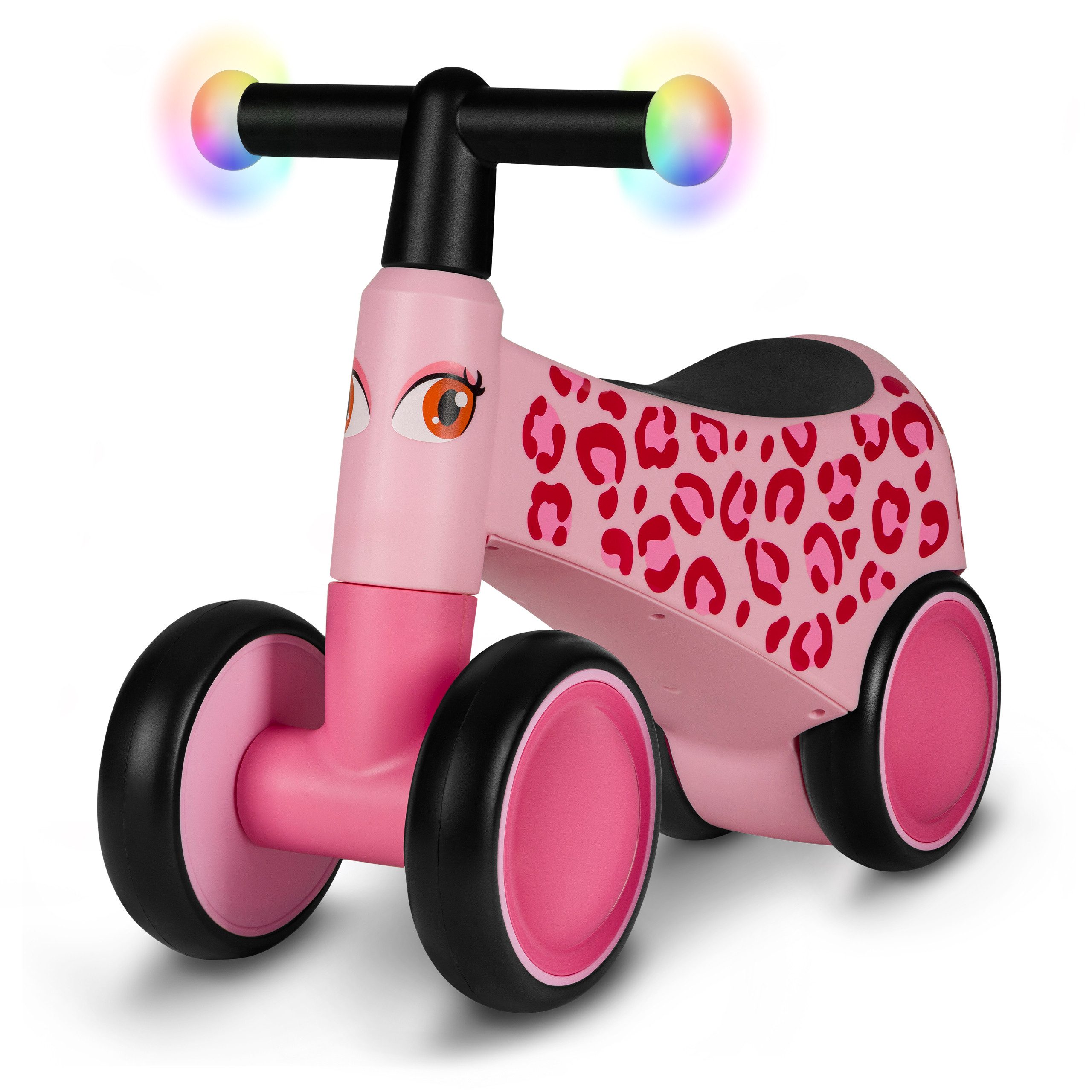 lionelo Laufrad SAMMY Raddurchmesser: 15 cm Spurbreite vorne: 18,5 cm Radstand hinten: 15 cm Zoll, leuchtende Lenkergriffe, ergonomisches Design, zum Erlernen des Fahren