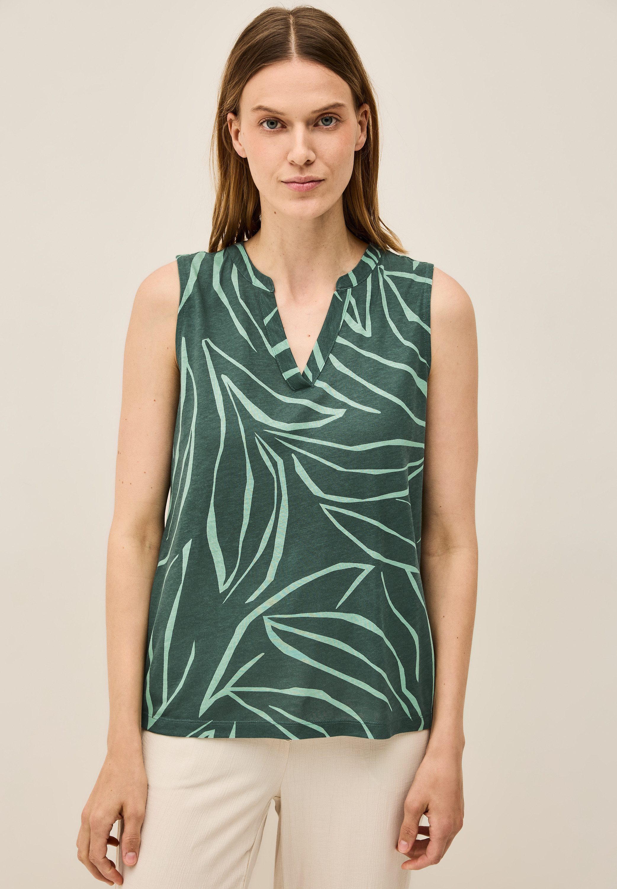 CECIL Trägertop im soften Baumwoll-Mix