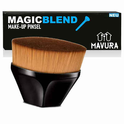 MAVURA Kabuki-Pinsel MAGICBLEND Foundation Make-up Pinsel Premium Kabuki Flat, Top Gesichtpinsel Puder Blush Brush Concealer