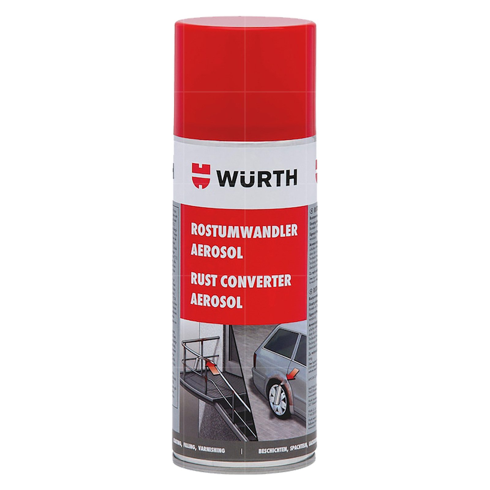 Würth Rostschutzgrundierung ROSTUMWANDLER-SPRAY - 0.4 LTR