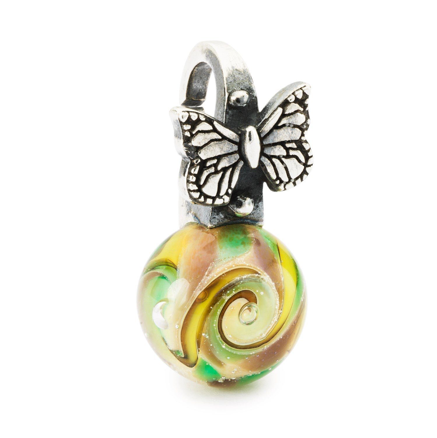 TAGPE-00083 Kettenanhänger Trollbeads Schmetterling Anhänger,