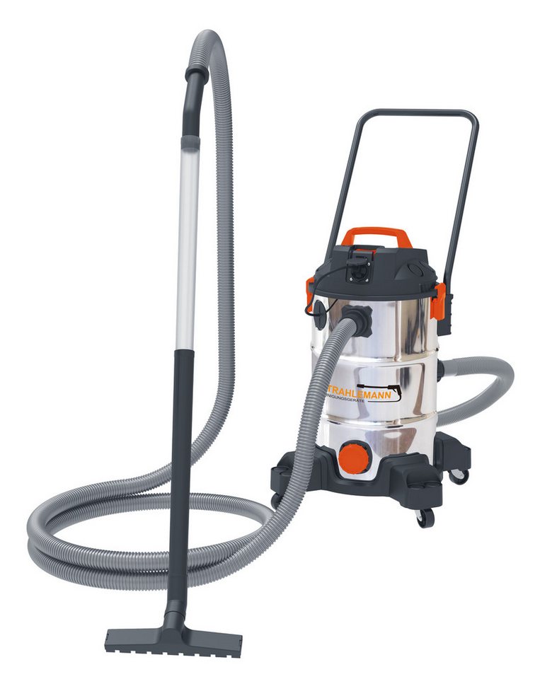 Strahlemann Reinigungsgeräte Industriesauger Schlammsauger mit Teichpumpe 1200 W Nass- und Trockensauger 35 L, 1200 W, Schmutzfangsack, Ideal für den Einsatz rund um Garten, Teich und Whirlpool