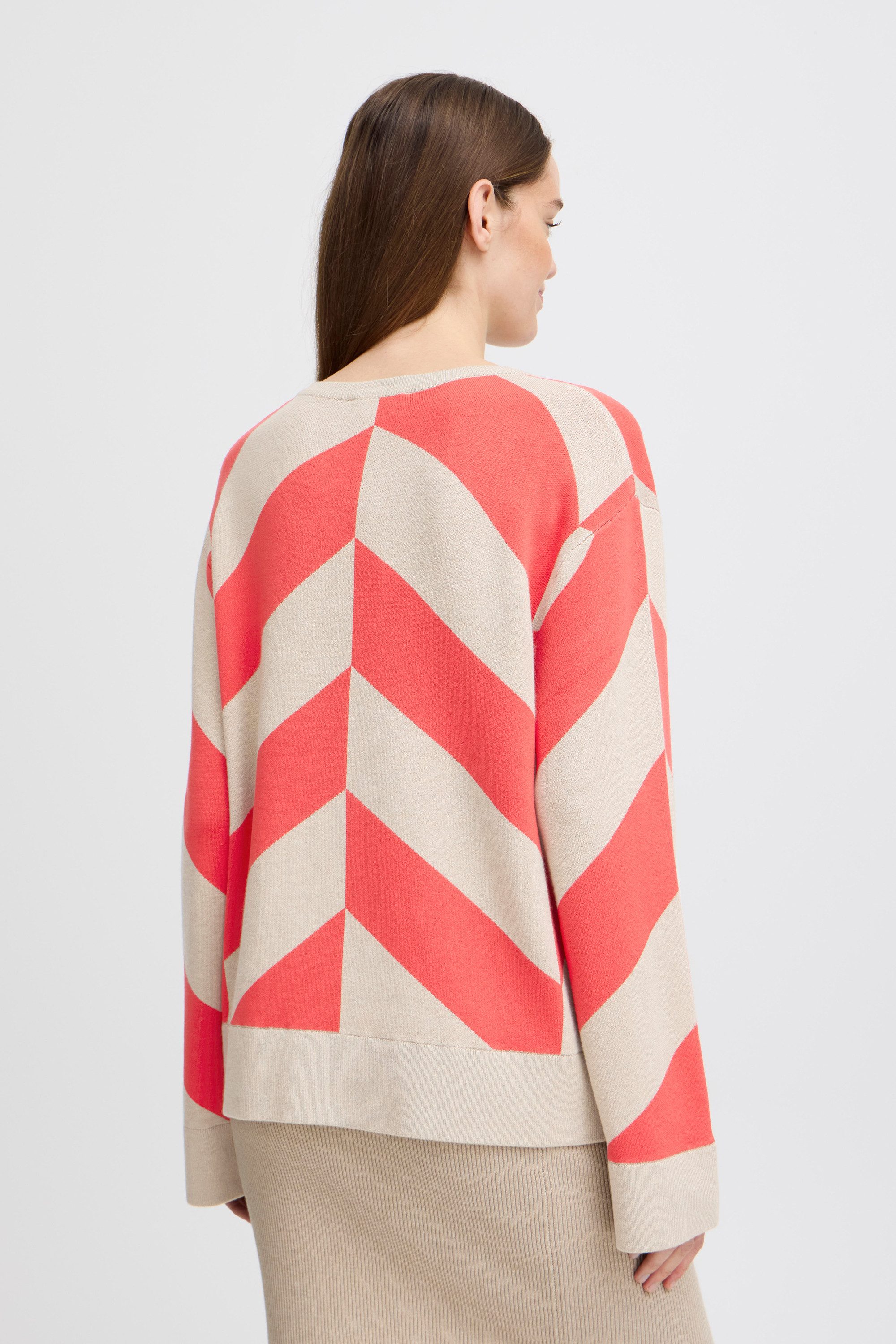 b.young Strickpullover BYMMORLA GEOMETRIC JUMPER - KNIT