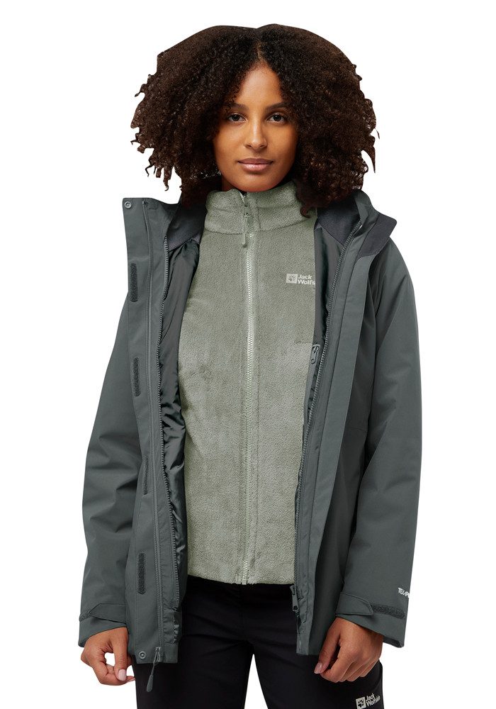 Jack Wolfskin 3-in-1-Funktionsjacke ROTWAND 3IN1 JKT W