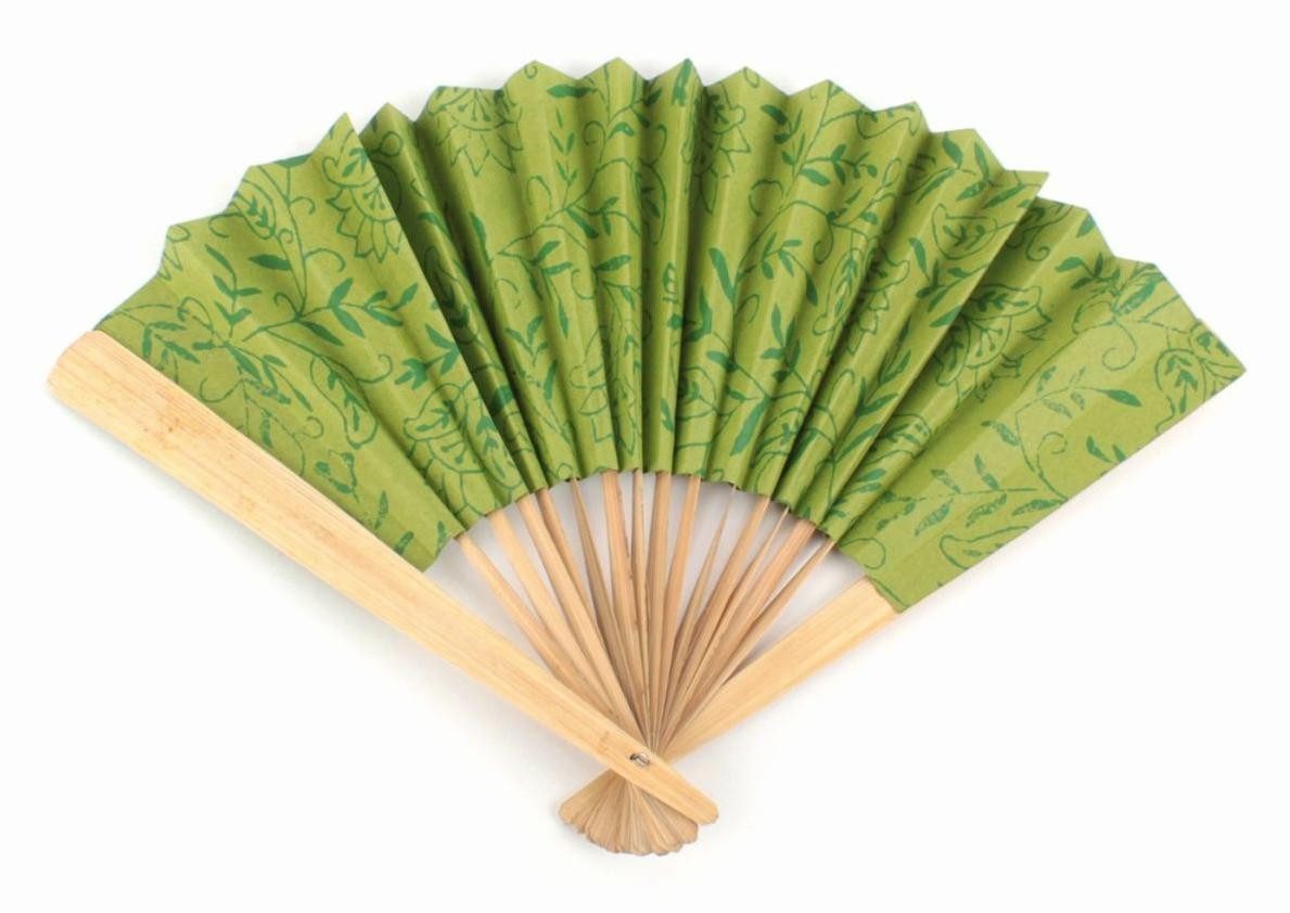 El Puente Handfächer Fächer, Handmade, Fair Trade