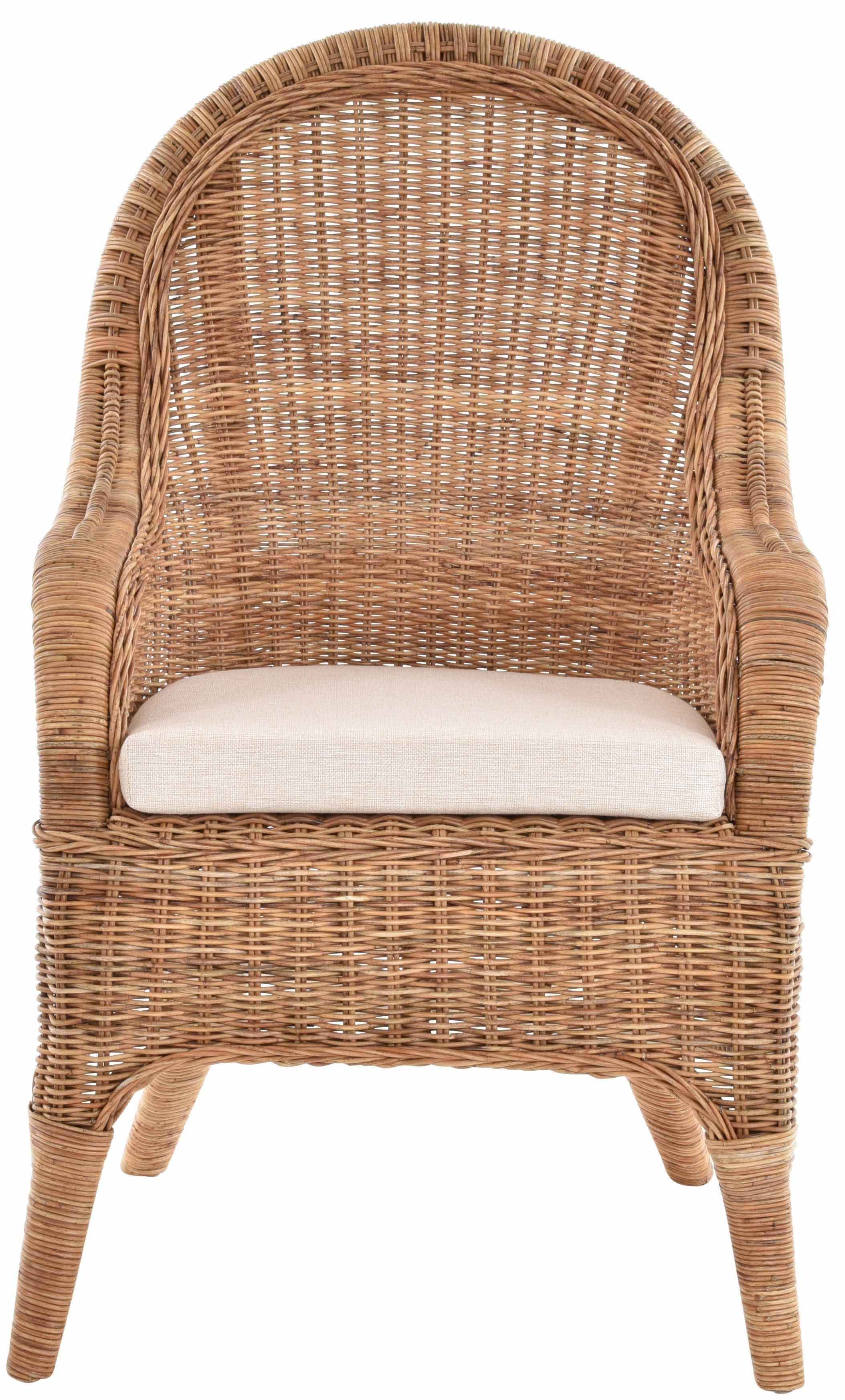 Krines Home Rattanstuhl Rattansessel hohe Rückenlehne Rattan Esszimmerstuhl günstig online kaufen