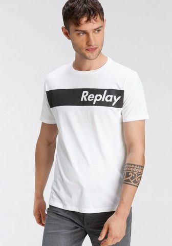 Replay Marškinėliai su Logoprint