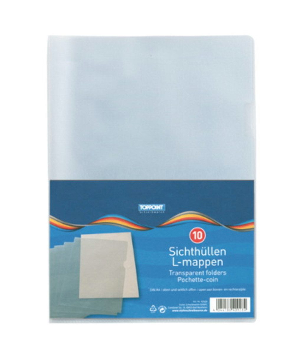 Stylex Schreibwaren Prospekthülle 40 (4x10) Stylex Sichthüllen DIN A4 Klarsichthüllen