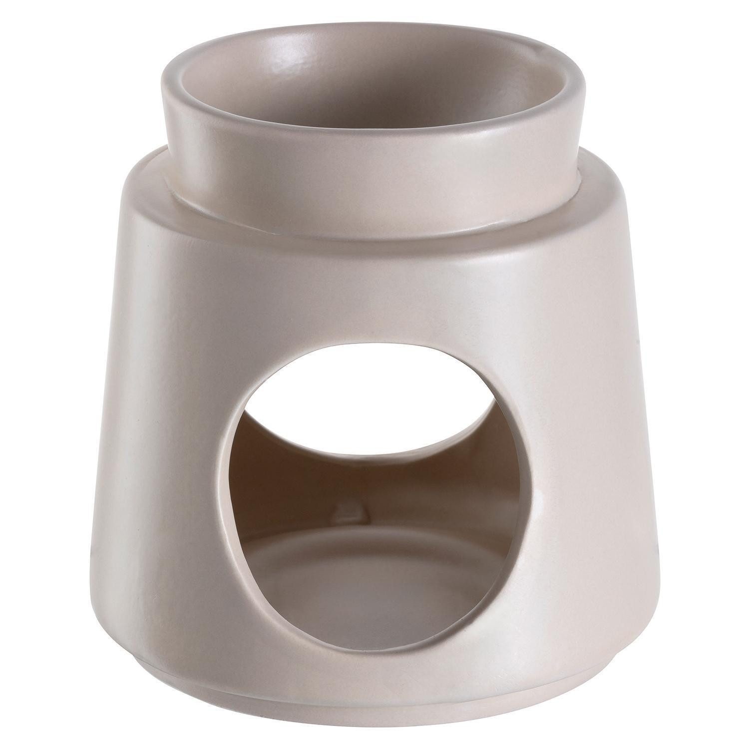 LEONARDO Duftlampe SILENZIO, H 11,3 cm, Keramik, Beige, (1 St), für Teelichter geeignet, ideal für Duftöle und Duftwachs