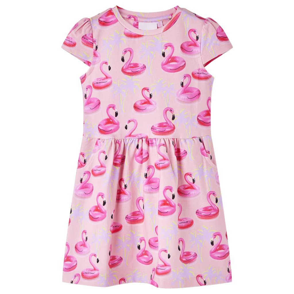 Druckkleid Kinderkleid Hellrosa 116