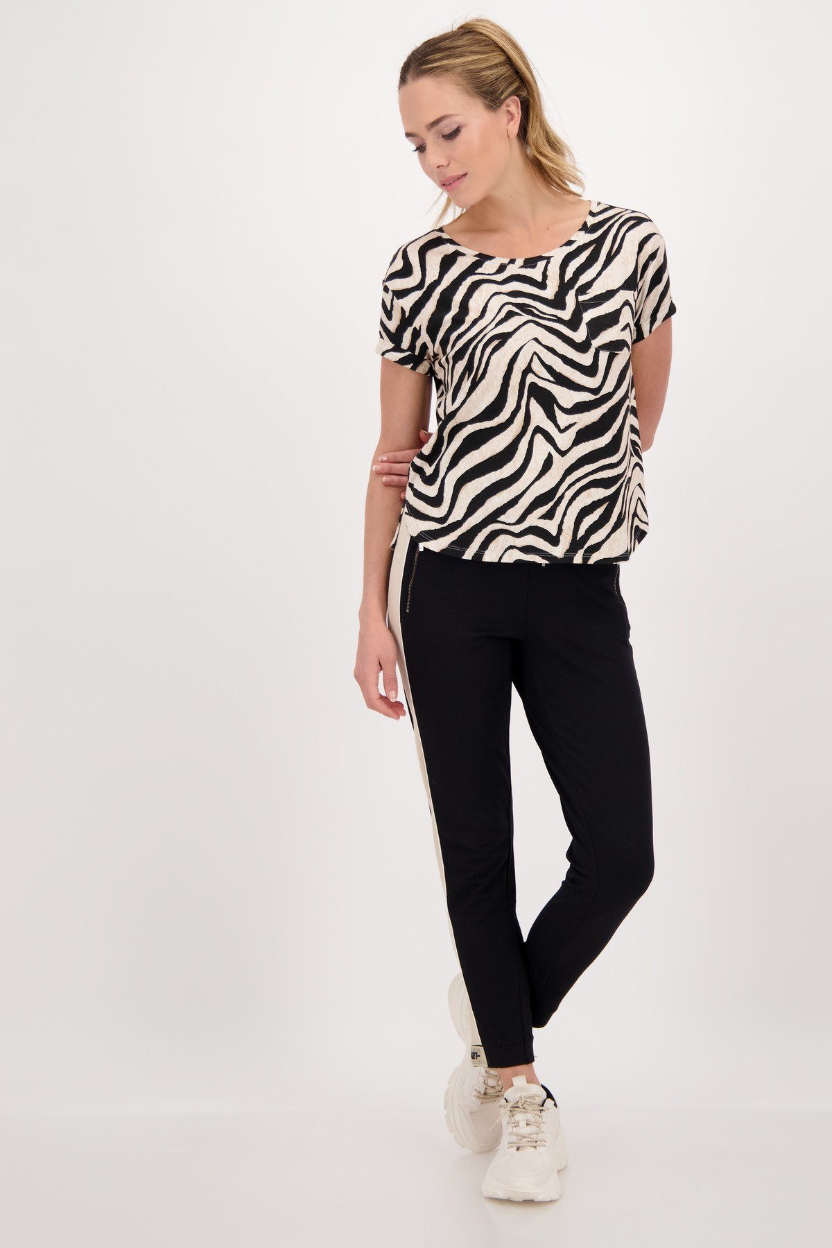 Shirt T mit print Animal T-Shirt Monari Tasche