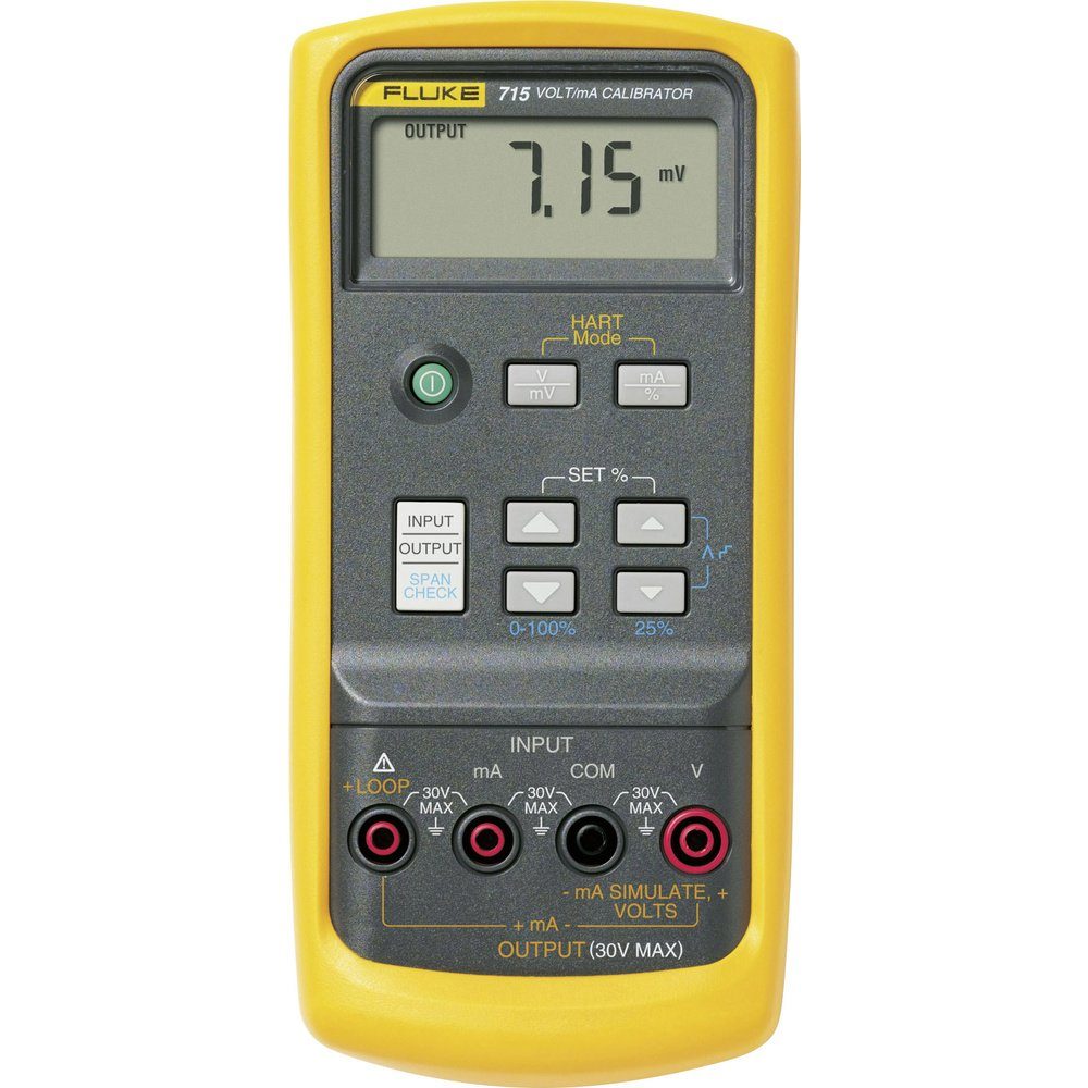 Fluke Multimeter Fluke Spannung, Kalibrator (enthalten Block-Batterie 1x 715 V 9 Strom