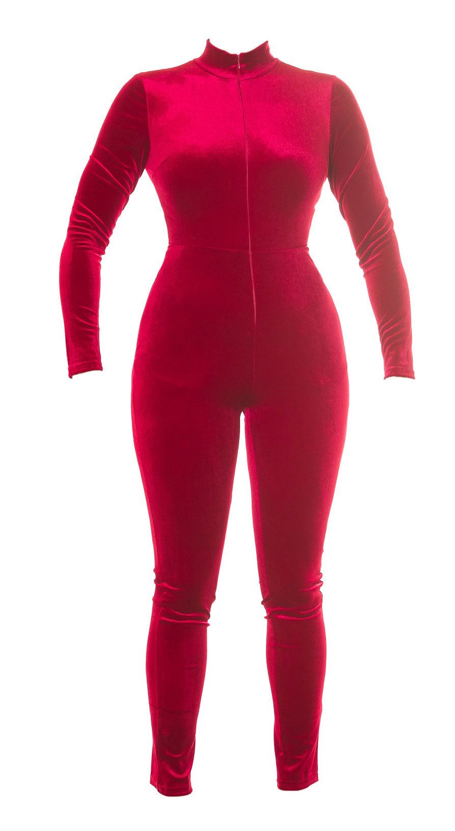 Koucla Jumpsuit in elegantem Samt-Look, langarm günstig online kaufen