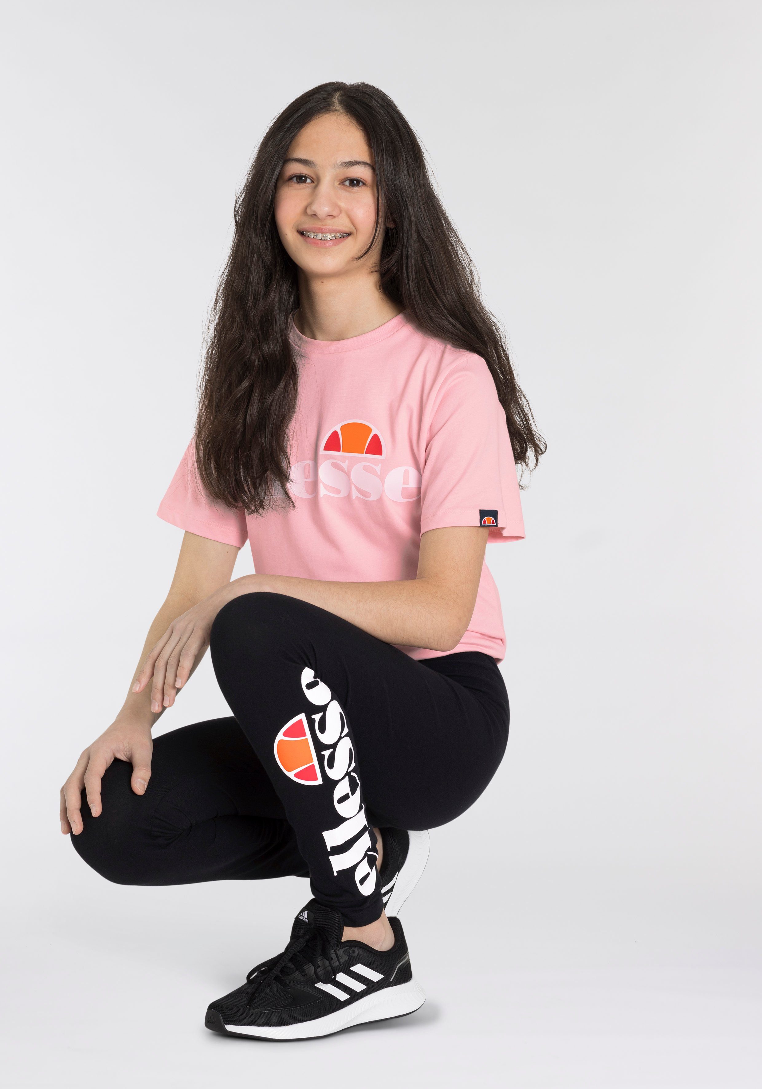 Ellesse Leggings FABI mit Logodruck, aus Baumwolle und Elasthan – Bild 4 von 5
