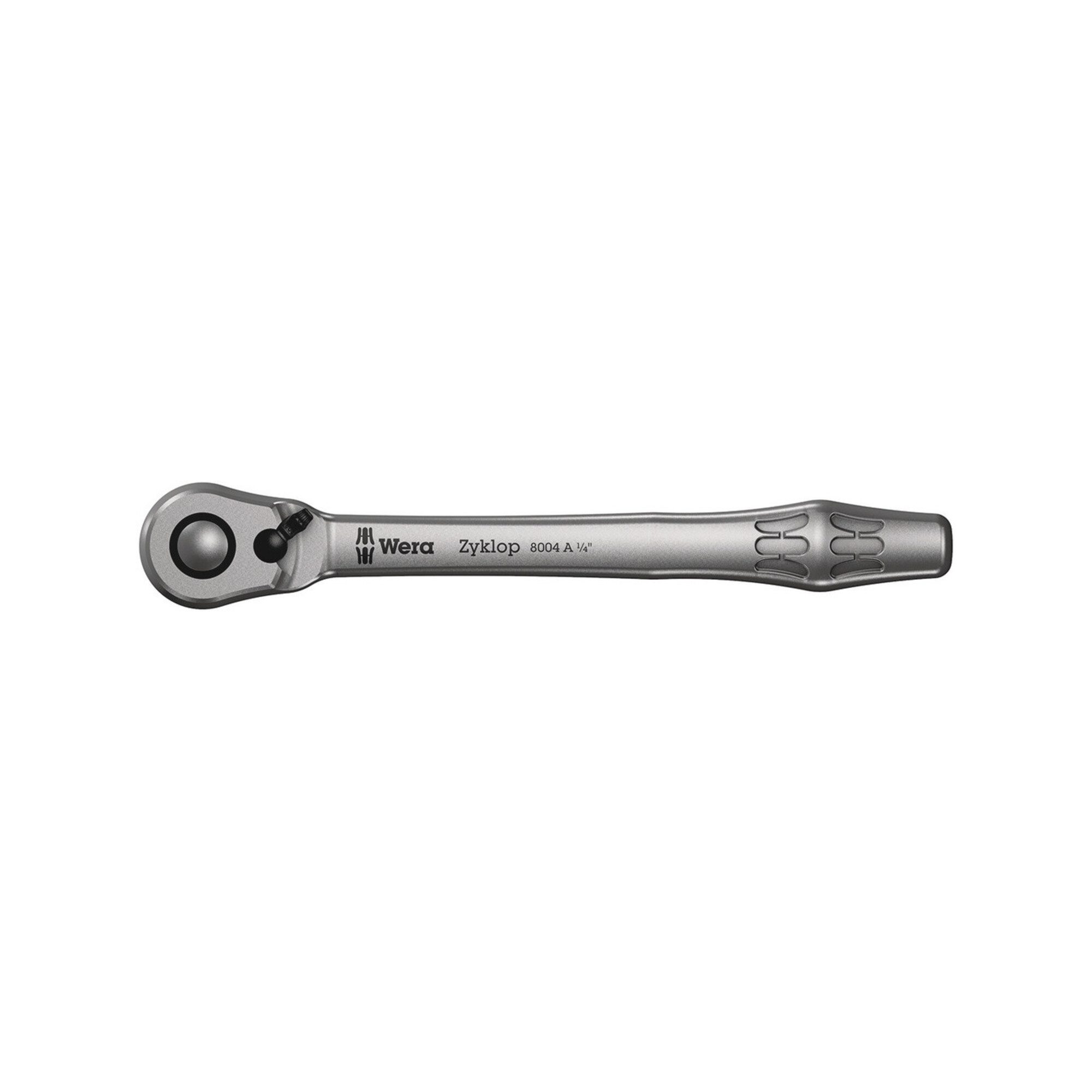 Wera Ratsche Wera 8004 A Zyklop Metal-Knarre mit Umschalthebel mit 1/4"-Antrieb, 1/