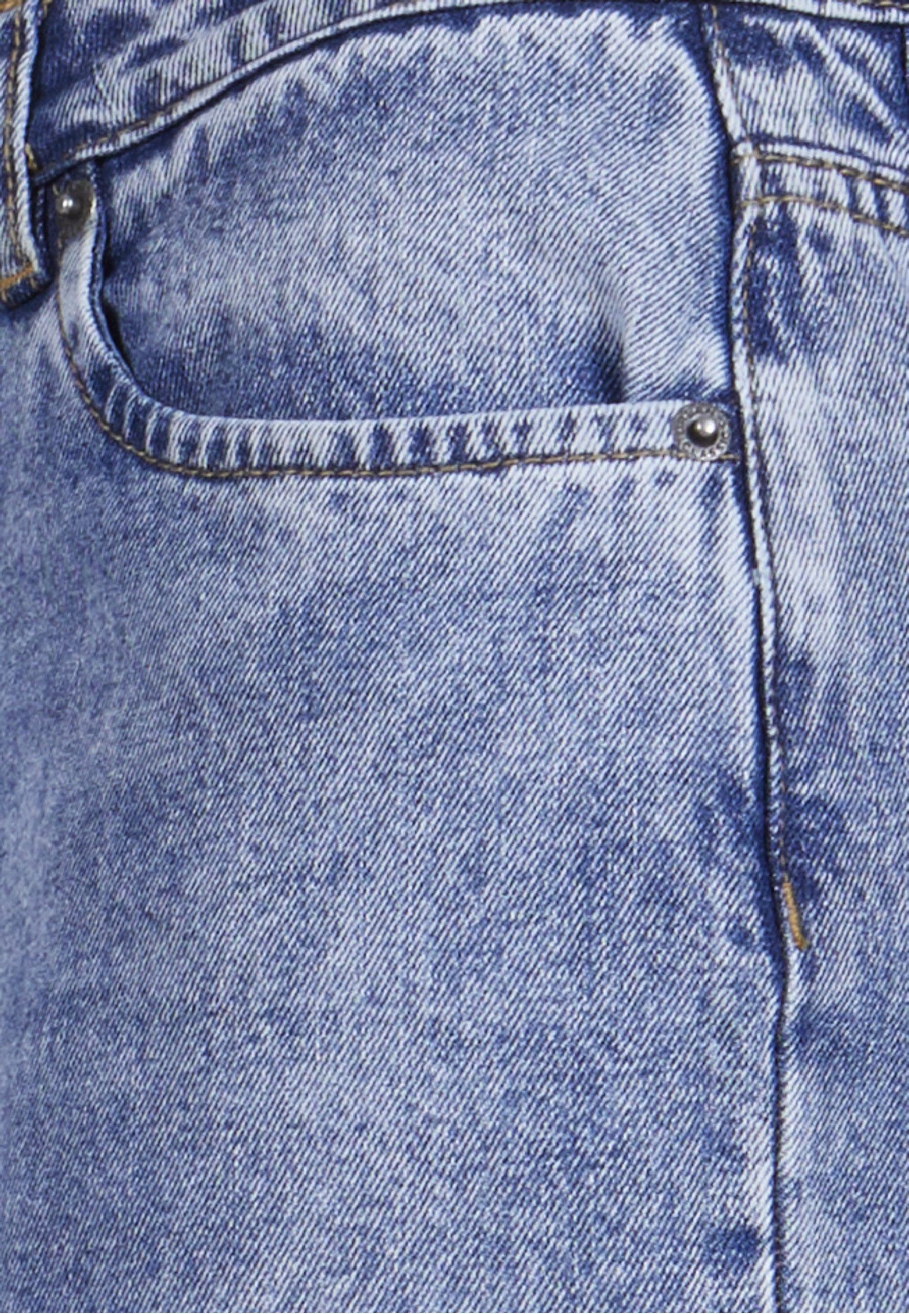 URBAN CLASSICS Bequeme Jeans Urban Classics Damen Ladies Mid Waist Wide Denim