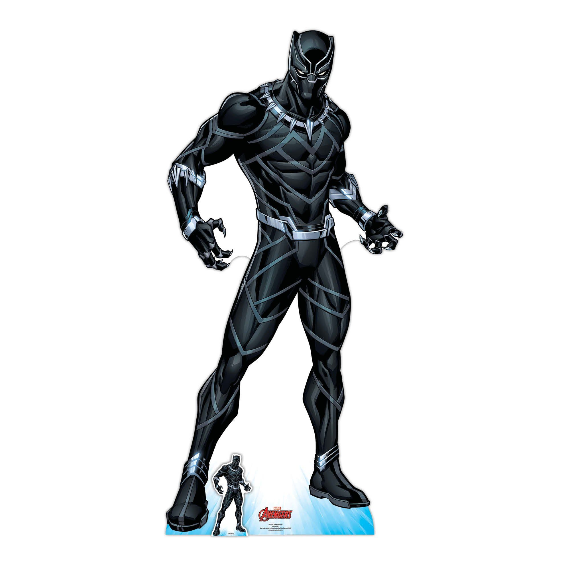 empireposter Dekofigur Black Panther - Wakandas Protector - Pappaufsteller - 87x184 cm
