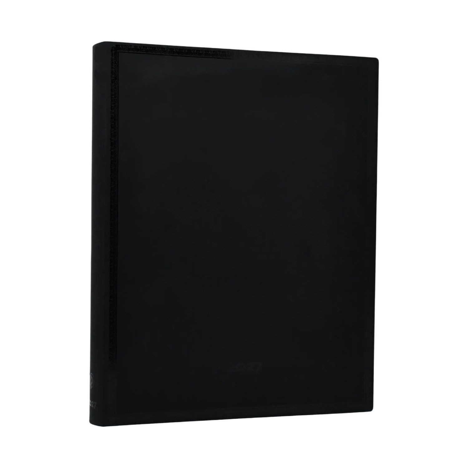 Monatskalender 12-Monatskalender 2027 Black Edition Schlicht Ultra Tagesüberblick