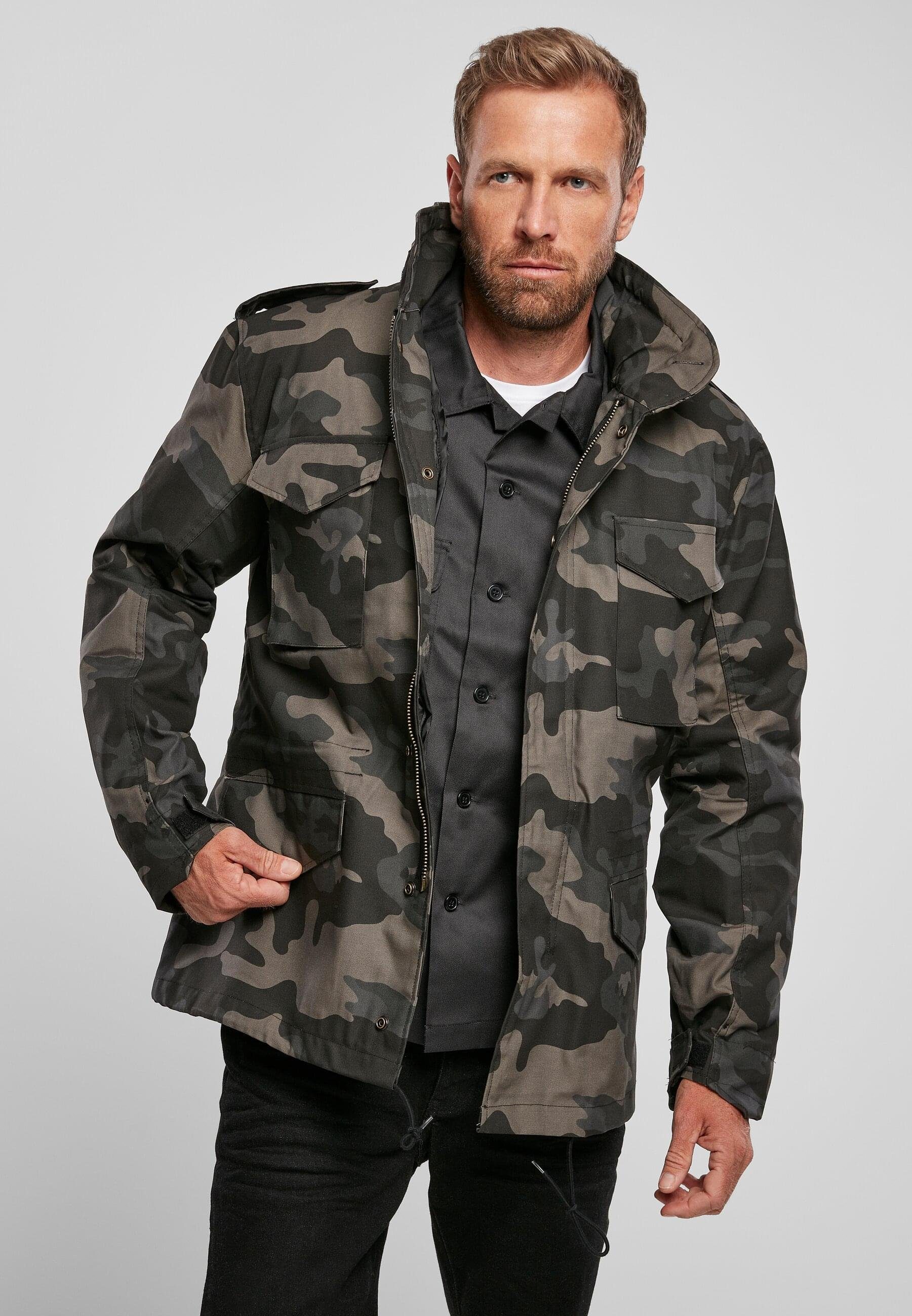 Field Brandit Herren Wintermantel darkcamo M-65 Jacket