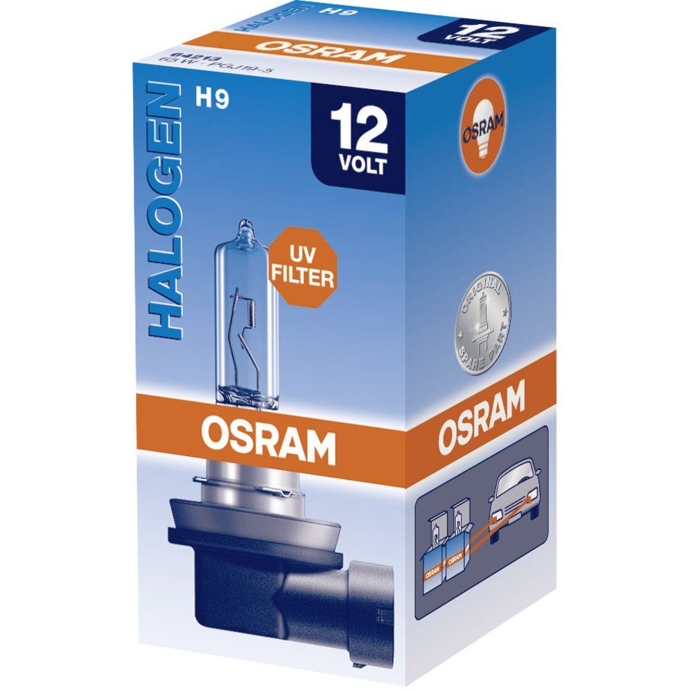Osram KFZ-Ersatzleuchte 12 Halogen W Leuchtmittel H9 64213 V Line OSRAM 65 Original